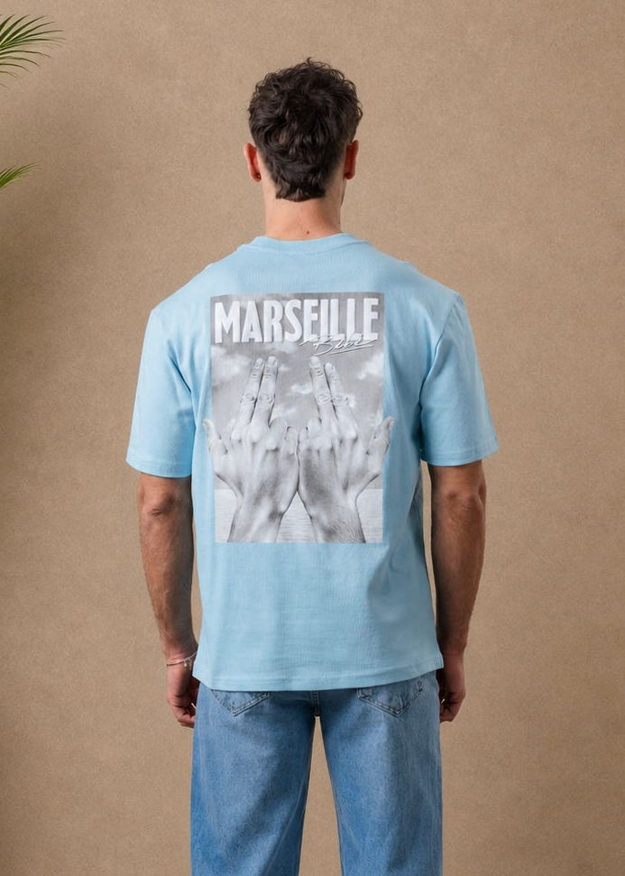 T-Shirt Marseille Jul bleu