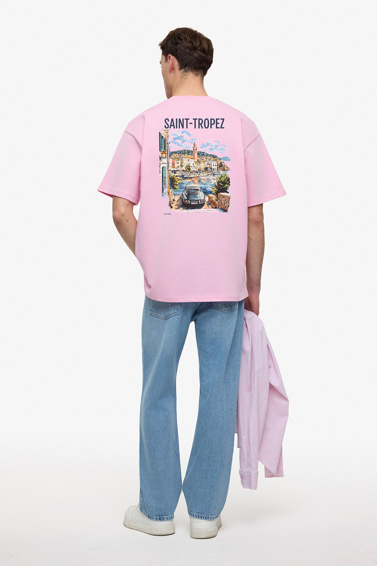 T-shirt Luxury Saint-Tropez rose