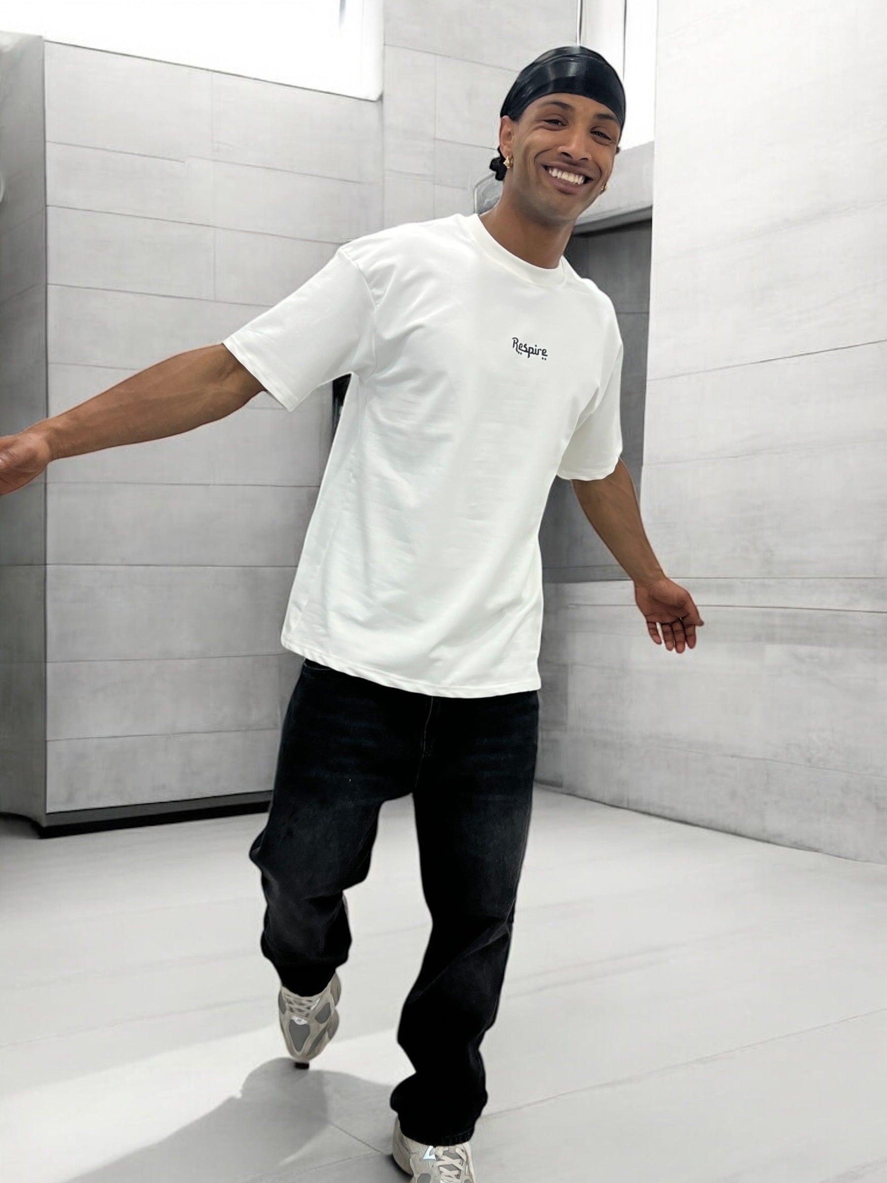 T-shirt Oversize RESPIRE blanc
