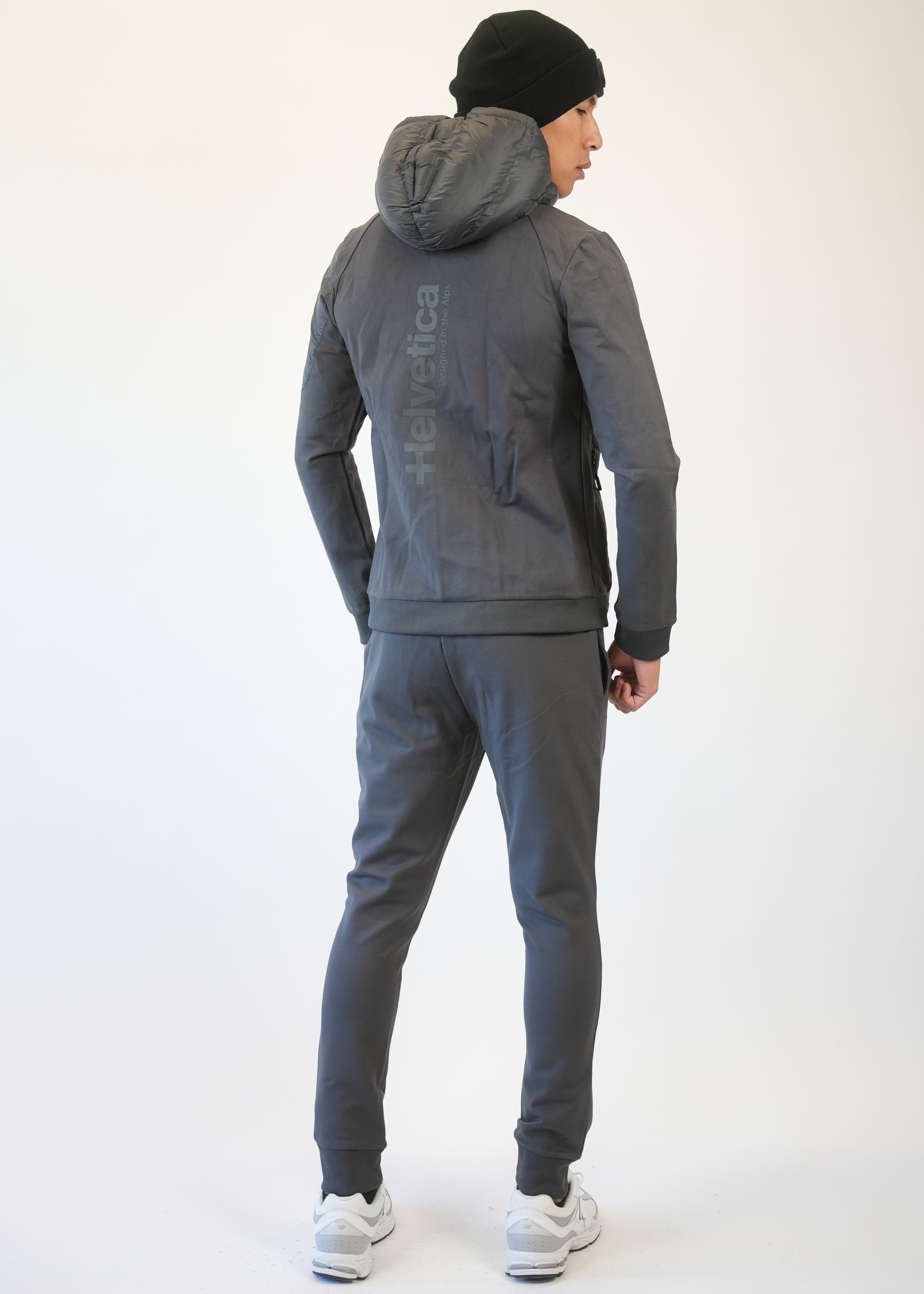 Helvetica - Veste doudoune Isere Dark Grey