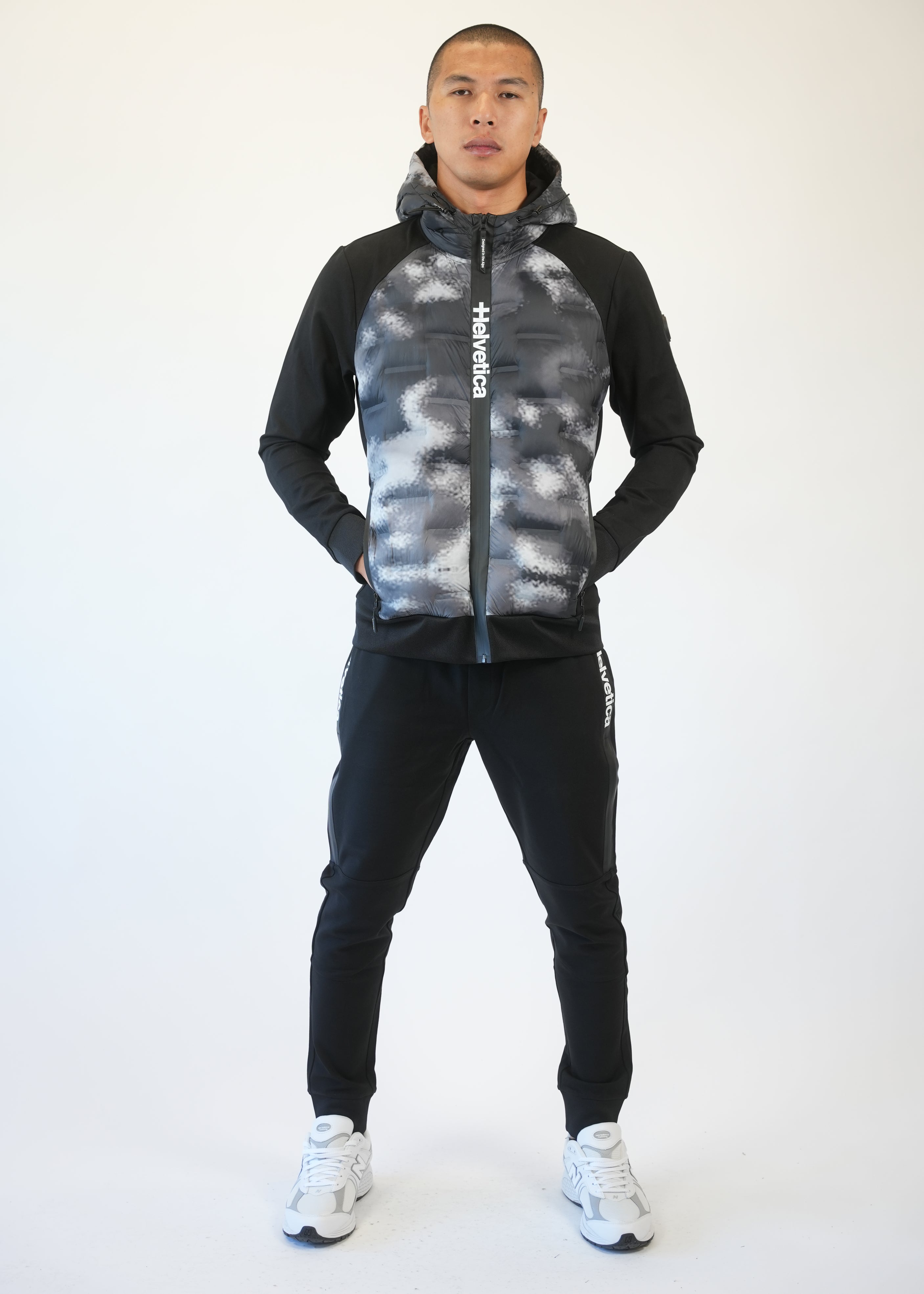 Helvetica - Veste doudoune Megeve noir