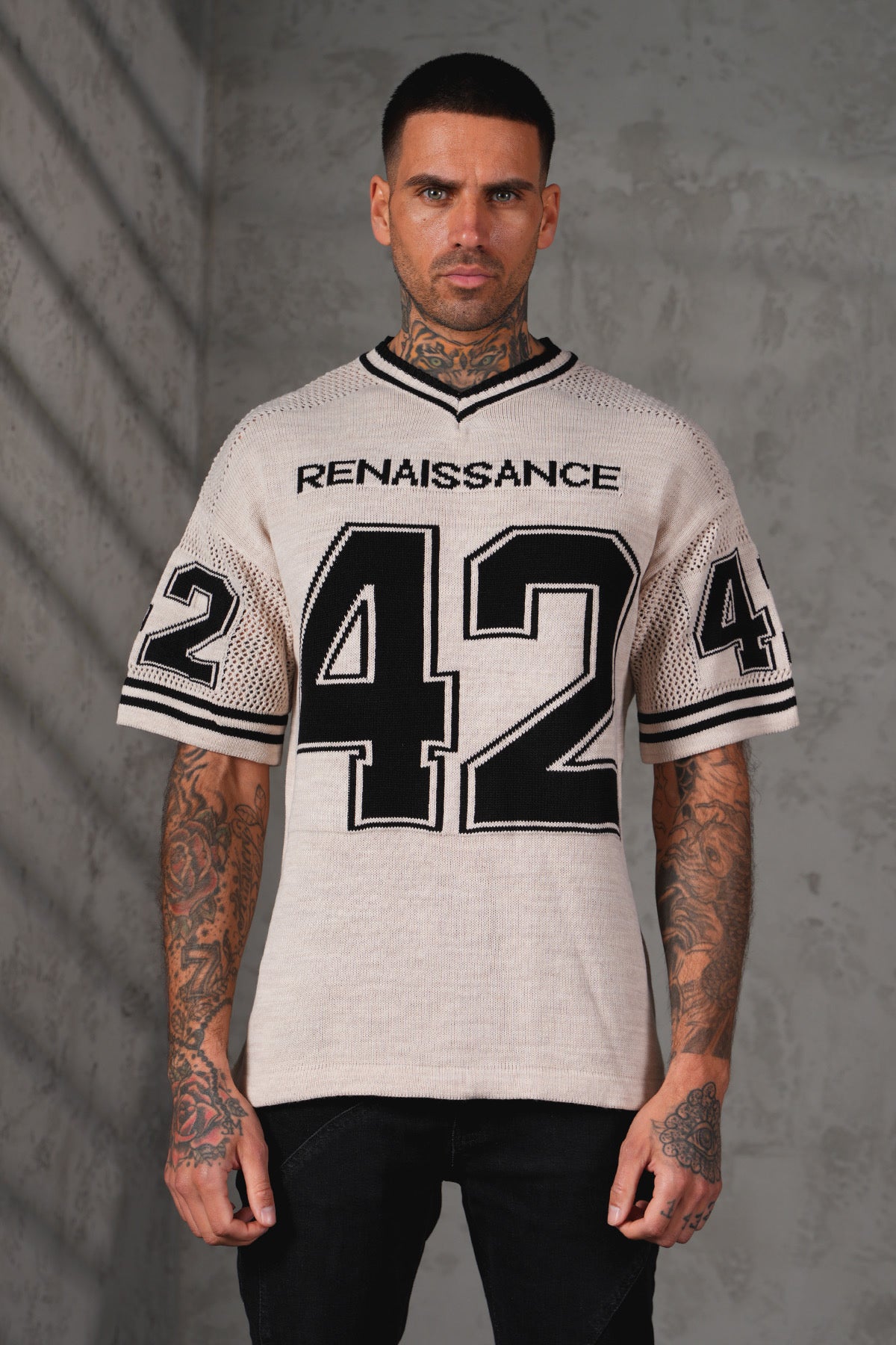T-Shirt maillot Renaissance beige