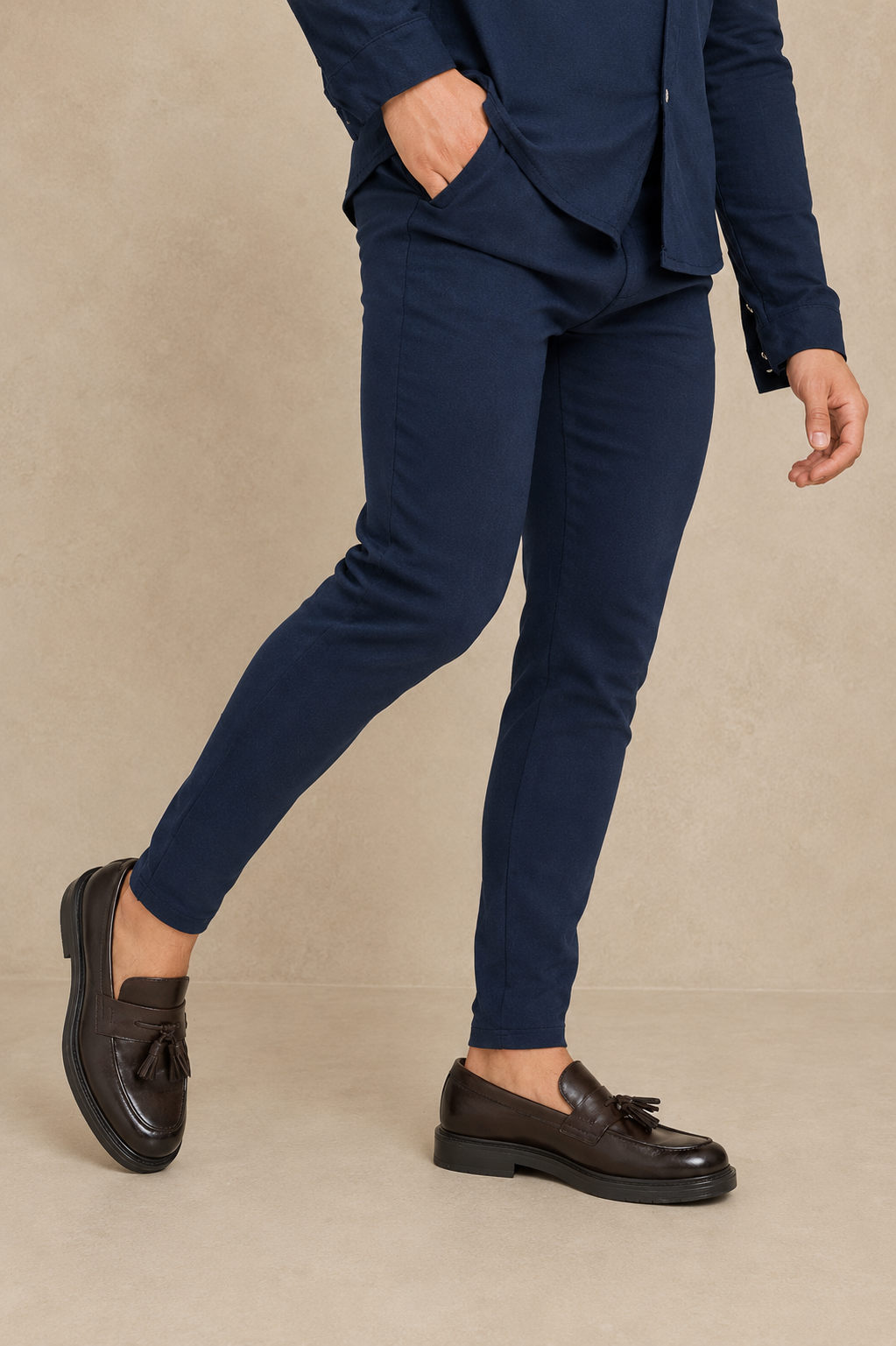 Pantalon cosy bleu nuit
