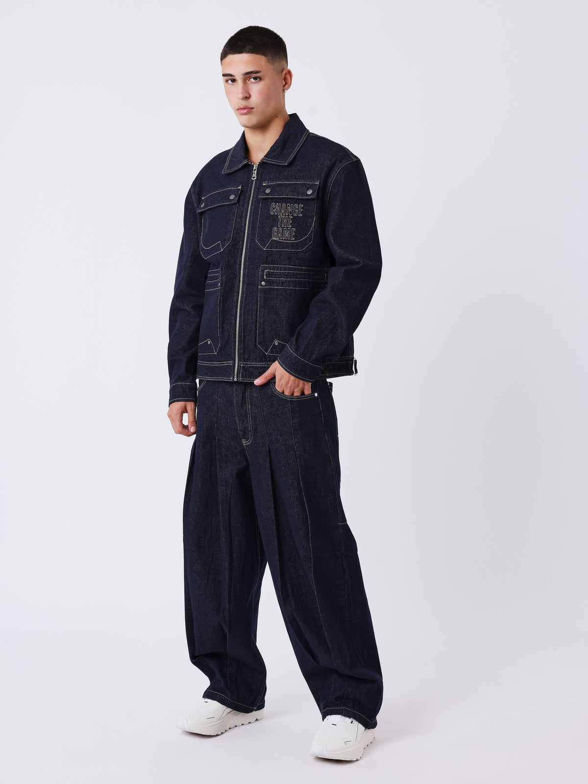PXP - VESTE DENIM CLASSY BRUT CHANGE THE GAME