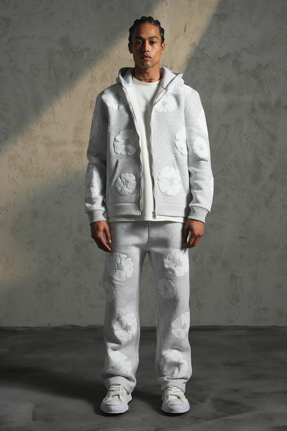 Ensemble veste Tears gris