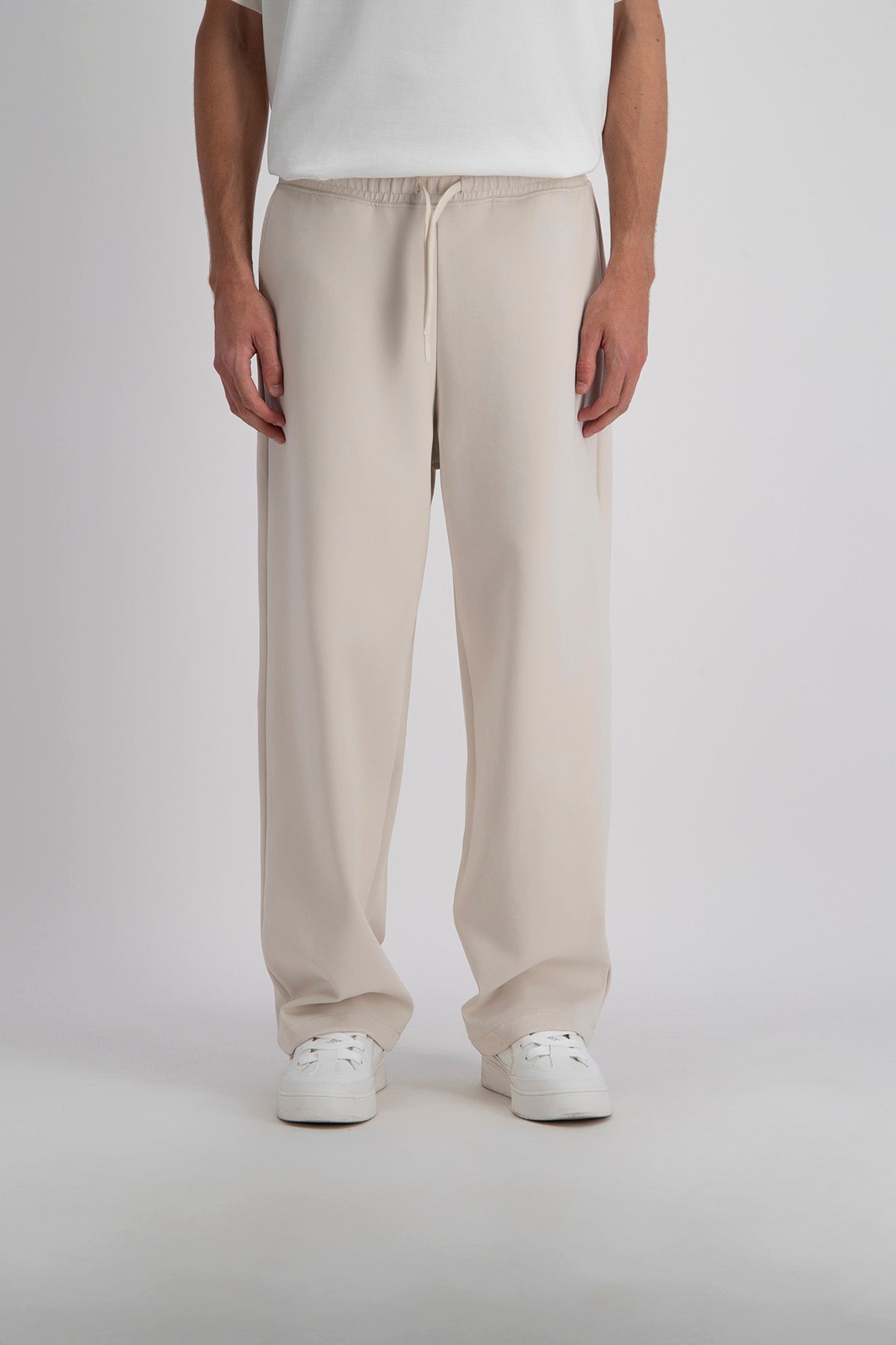Pantalon jogg loose beige