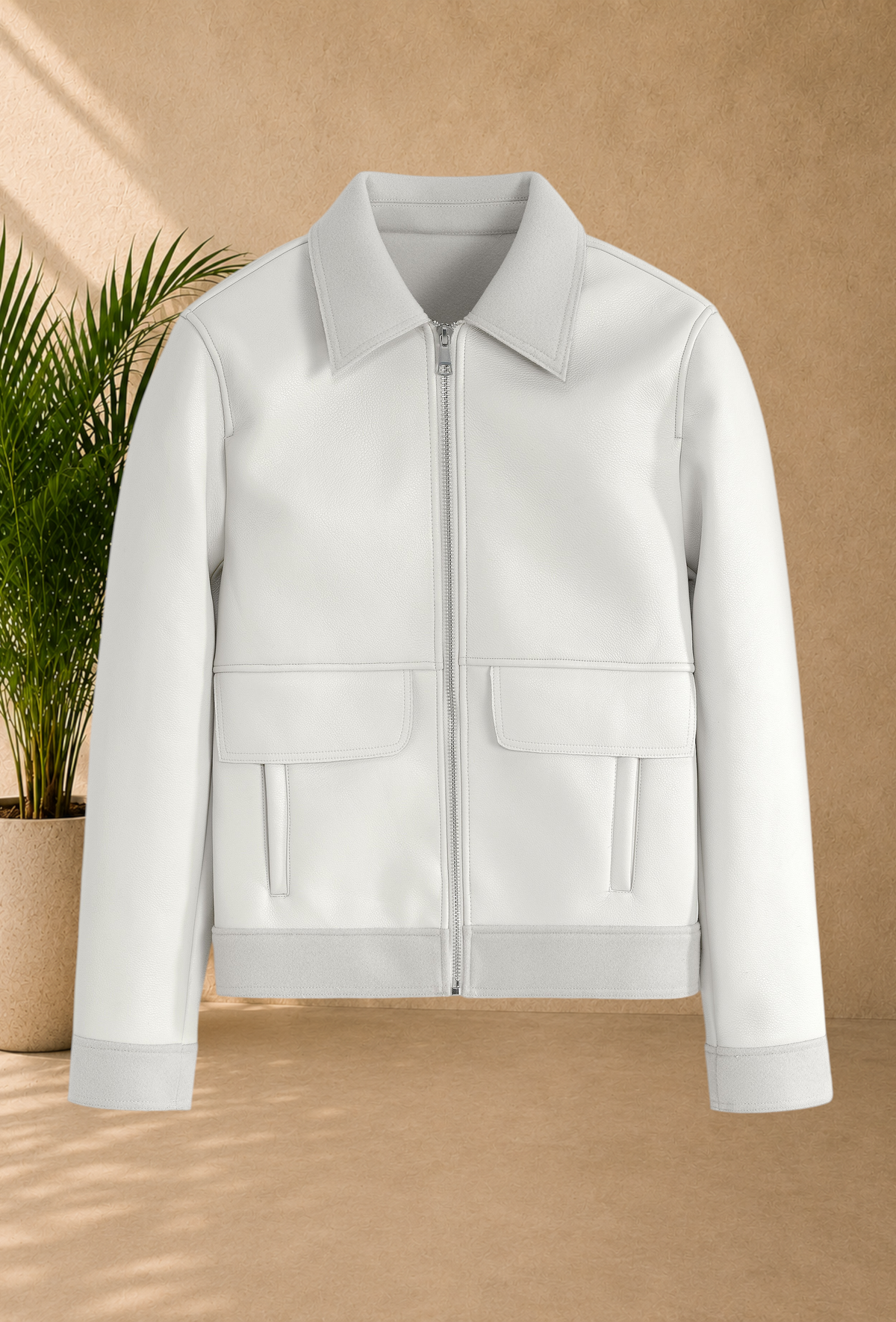 Veste blanc cassé