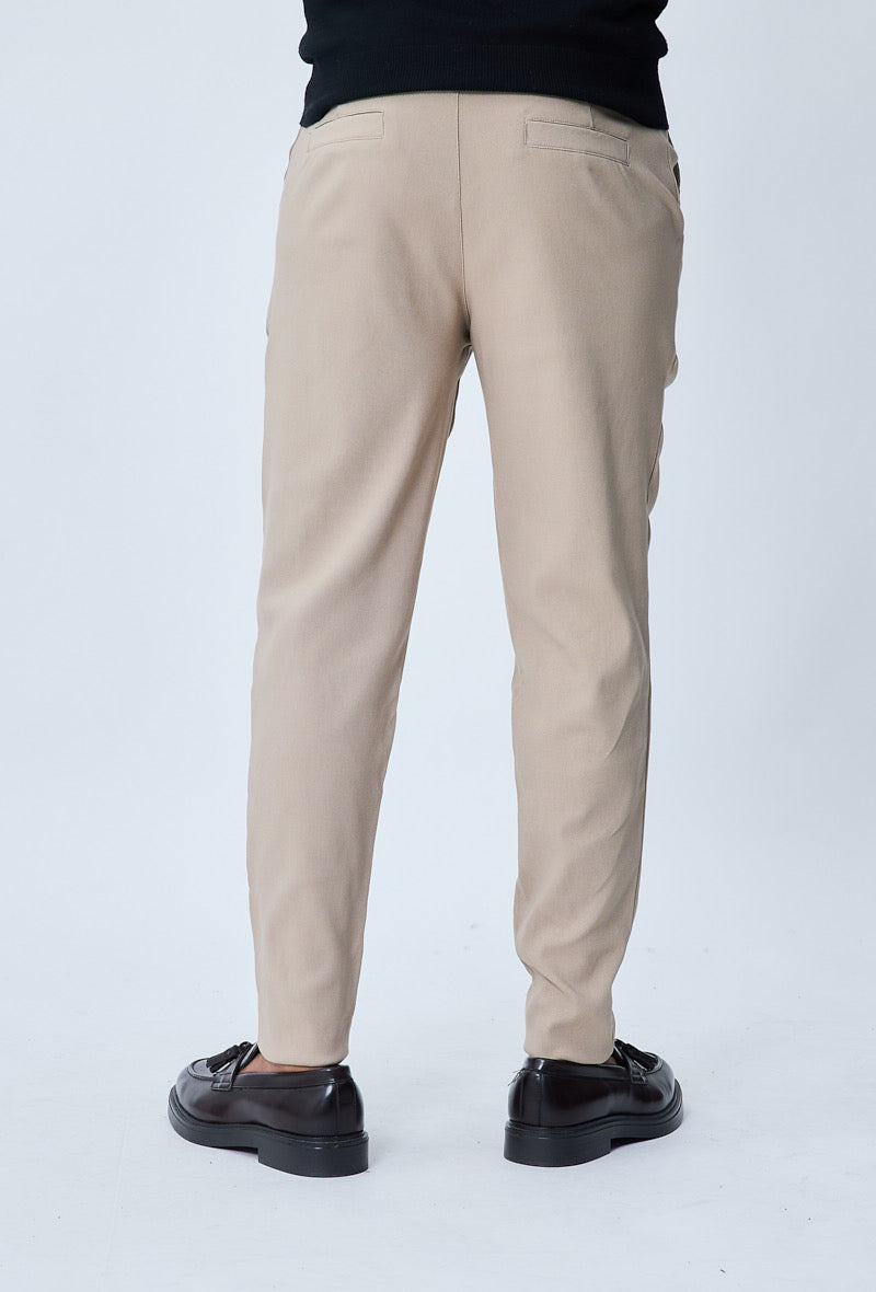 Pantalon cosy beige