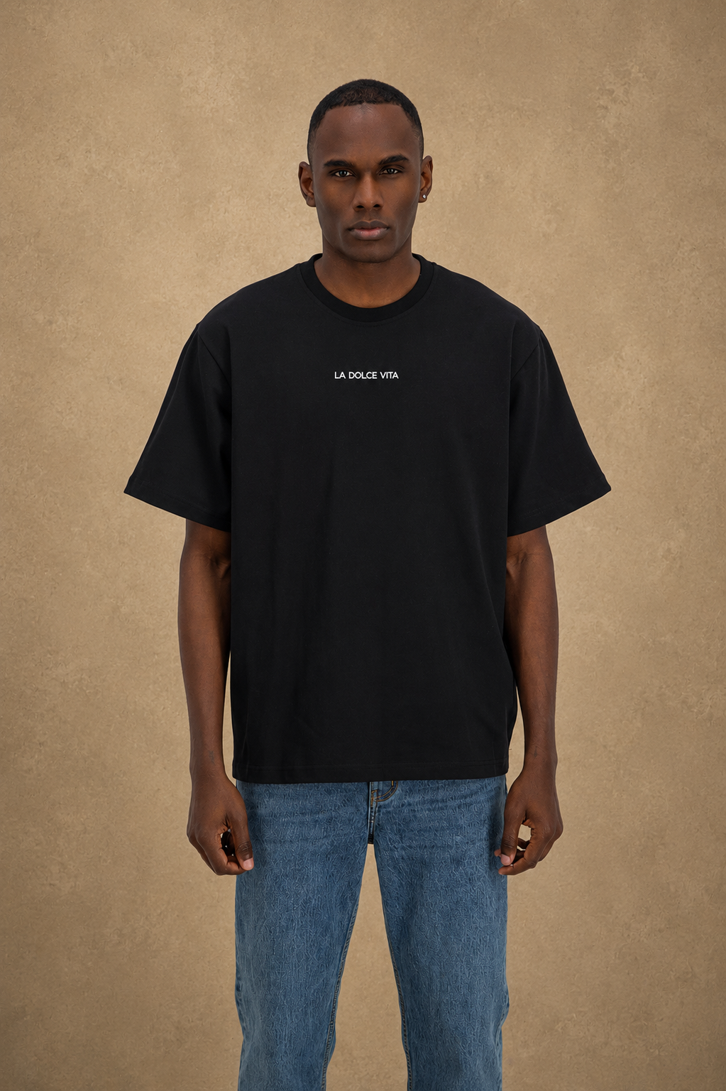T-shirt Dolce Vita noir