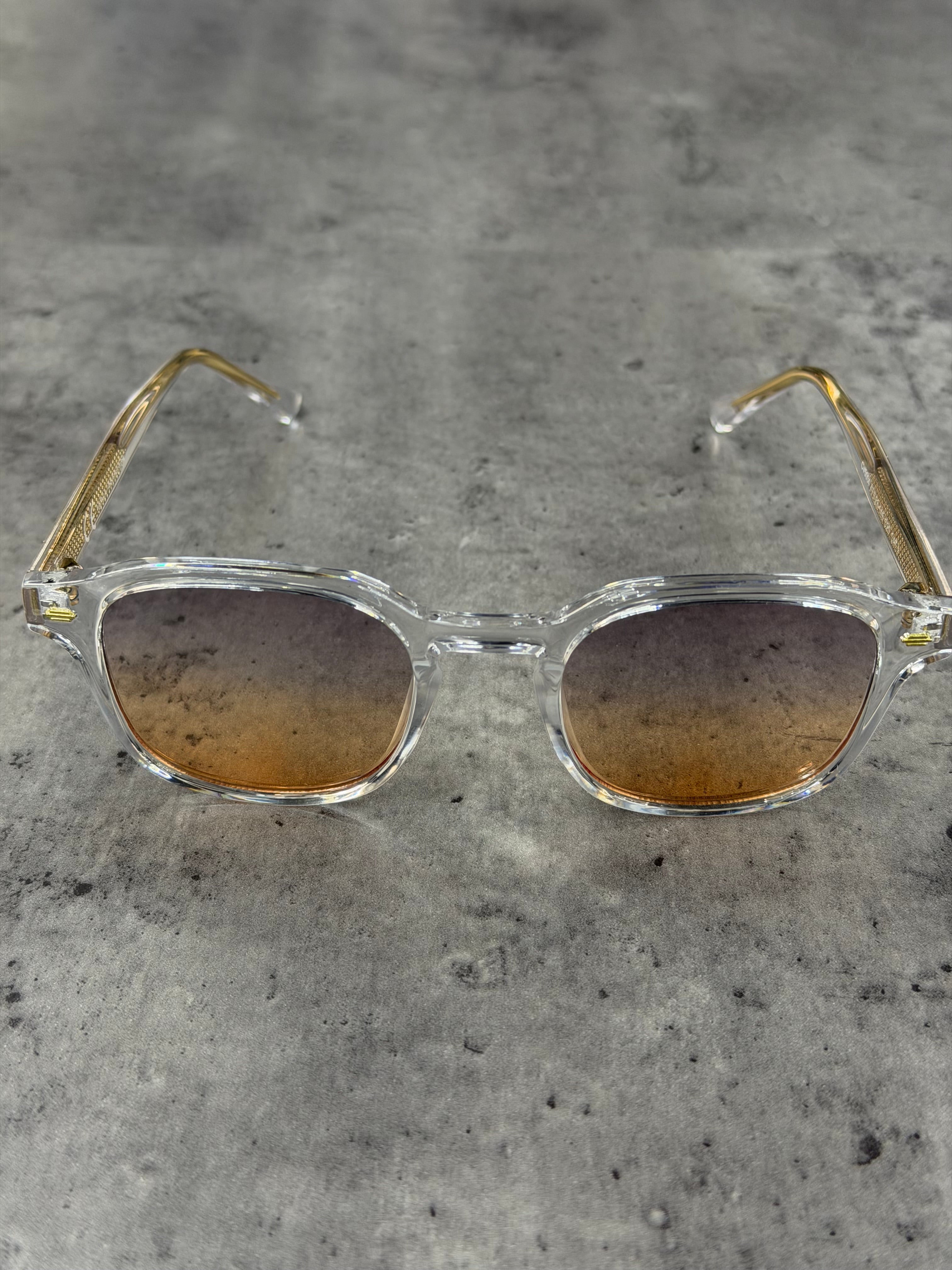 Lunette Dubaï mauve / orange