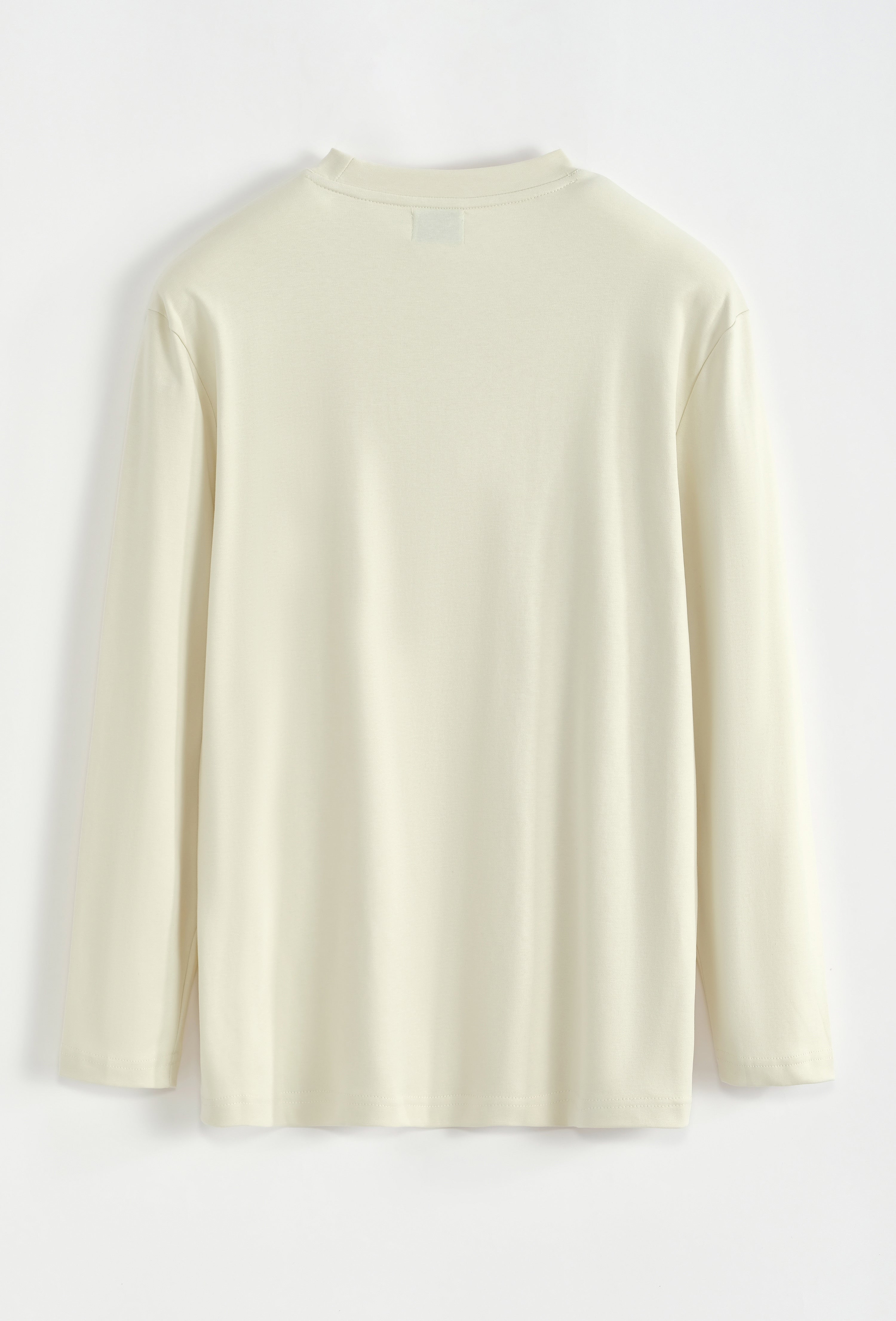 T-shirt manche longue beige