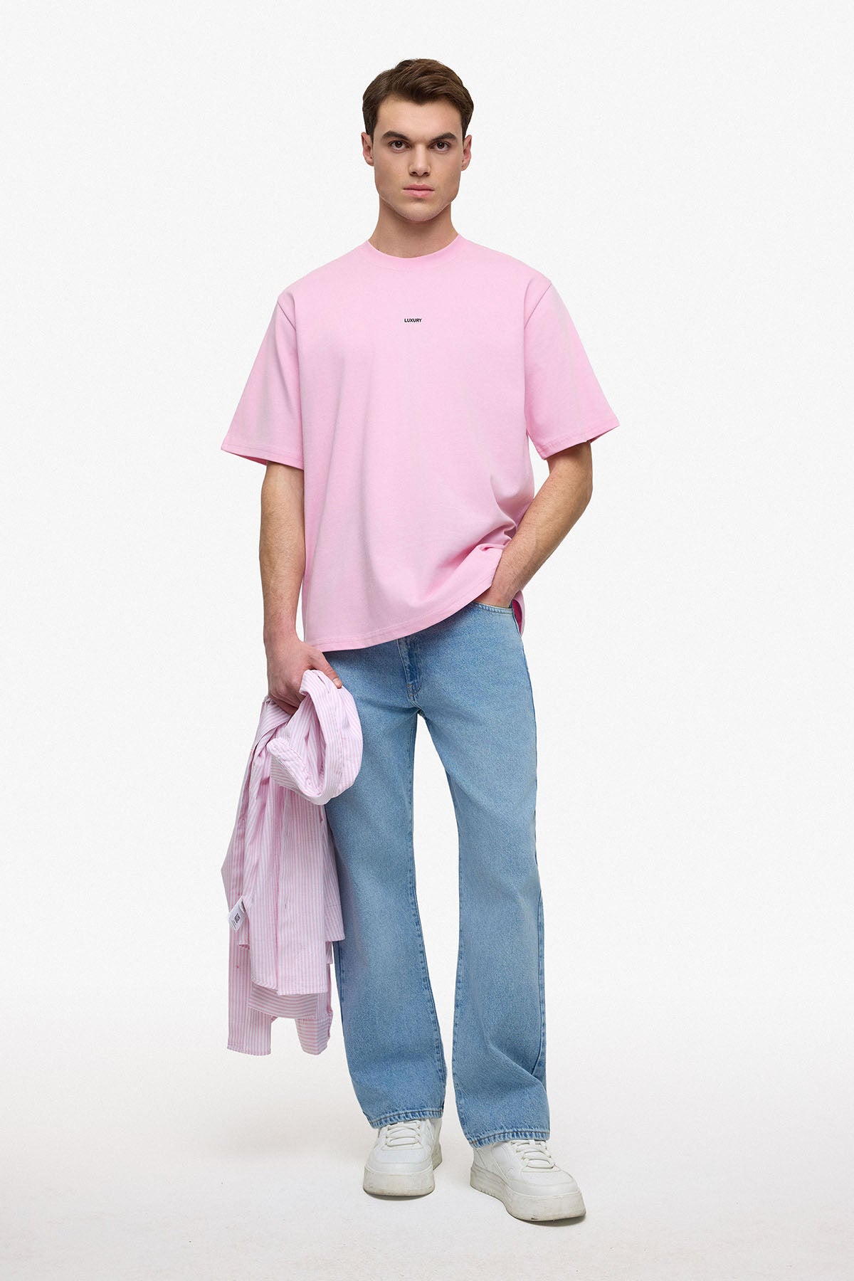 T-shirt Luxury Saint-Tropez rose
