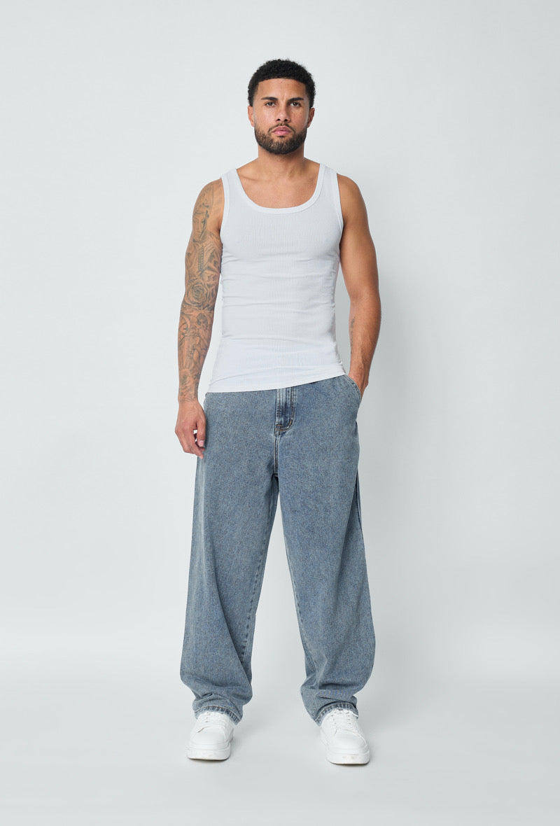 Débardeur fit blanc