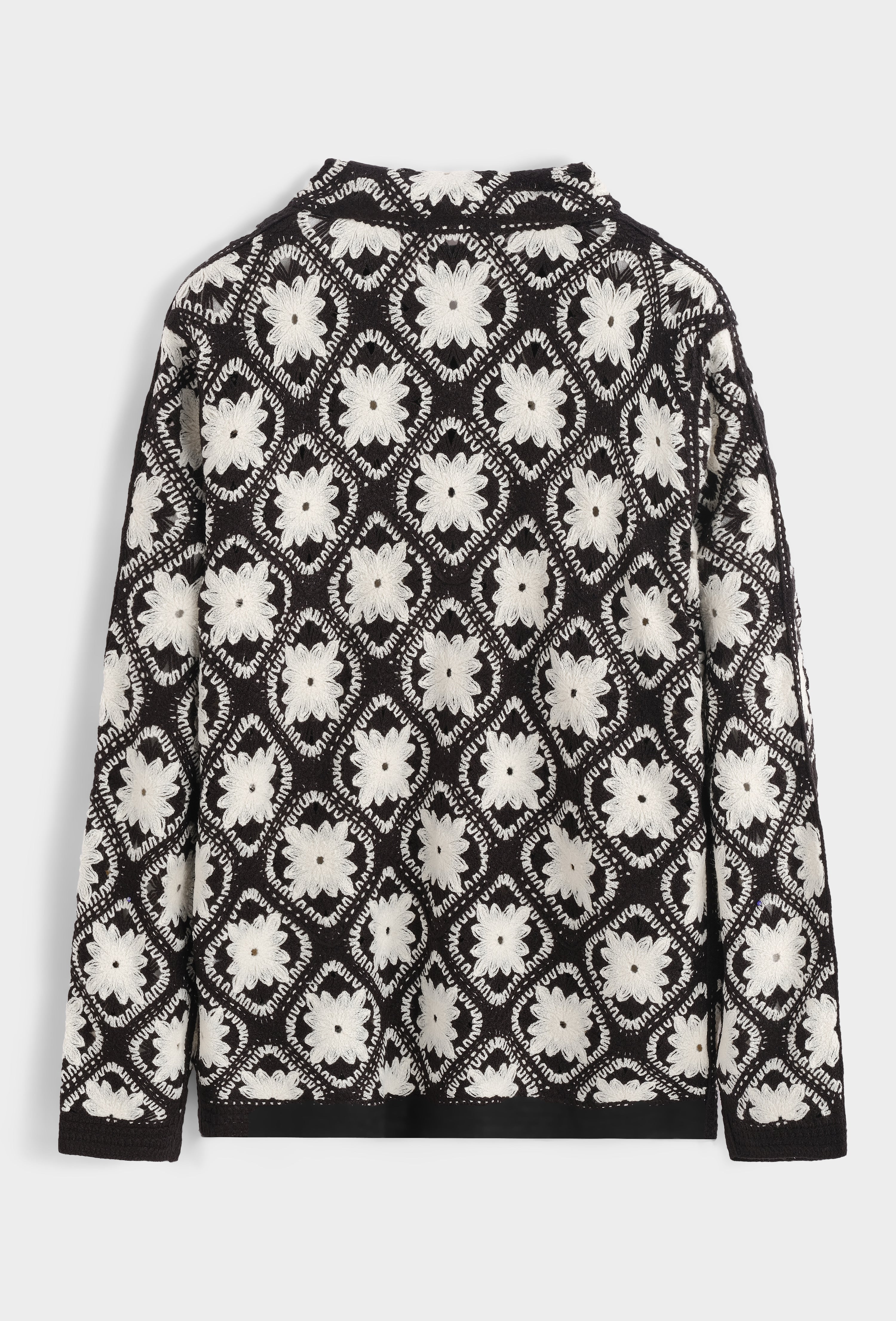 Surchemise motifs noir/blanc