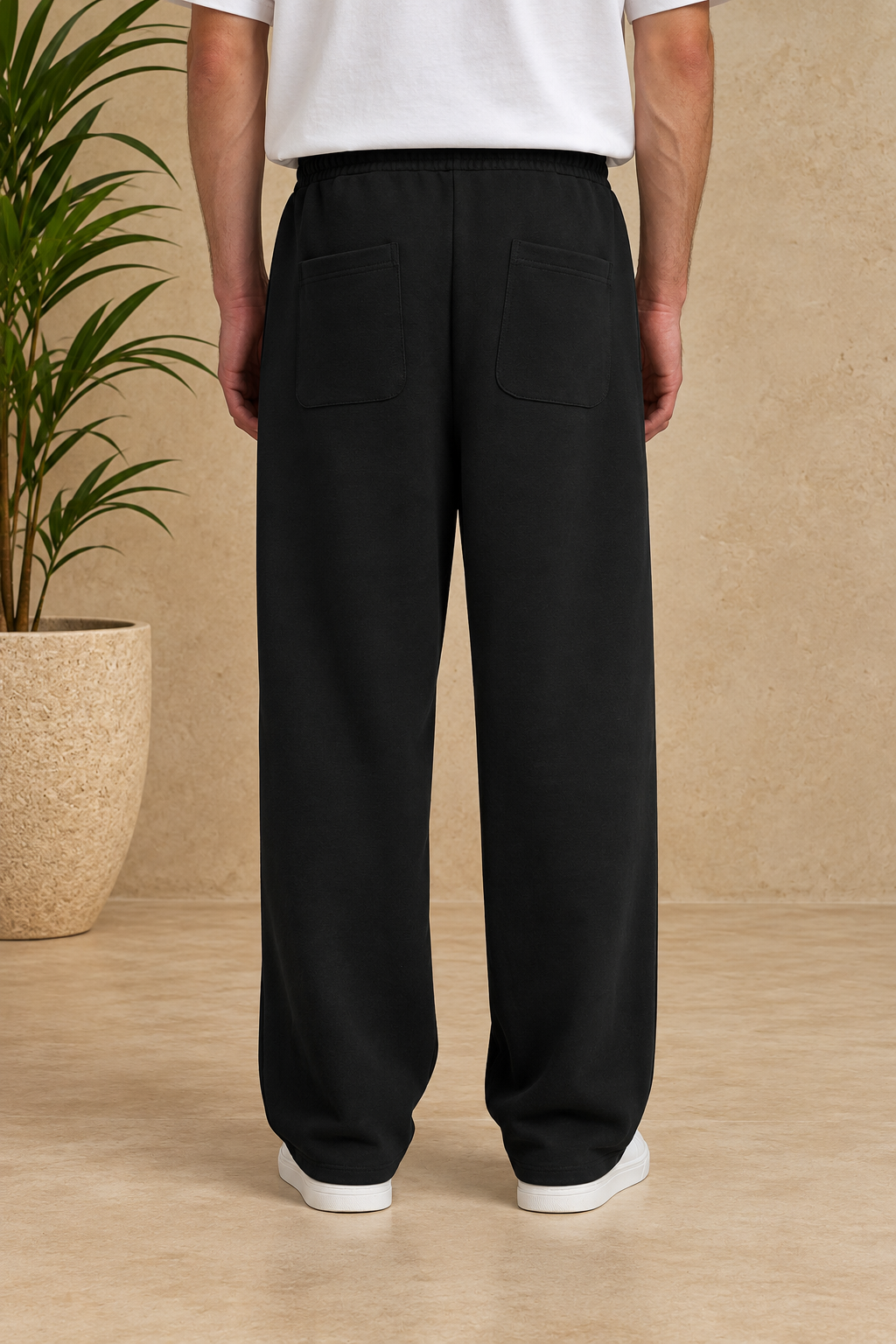 Pantalon jogg loose noir