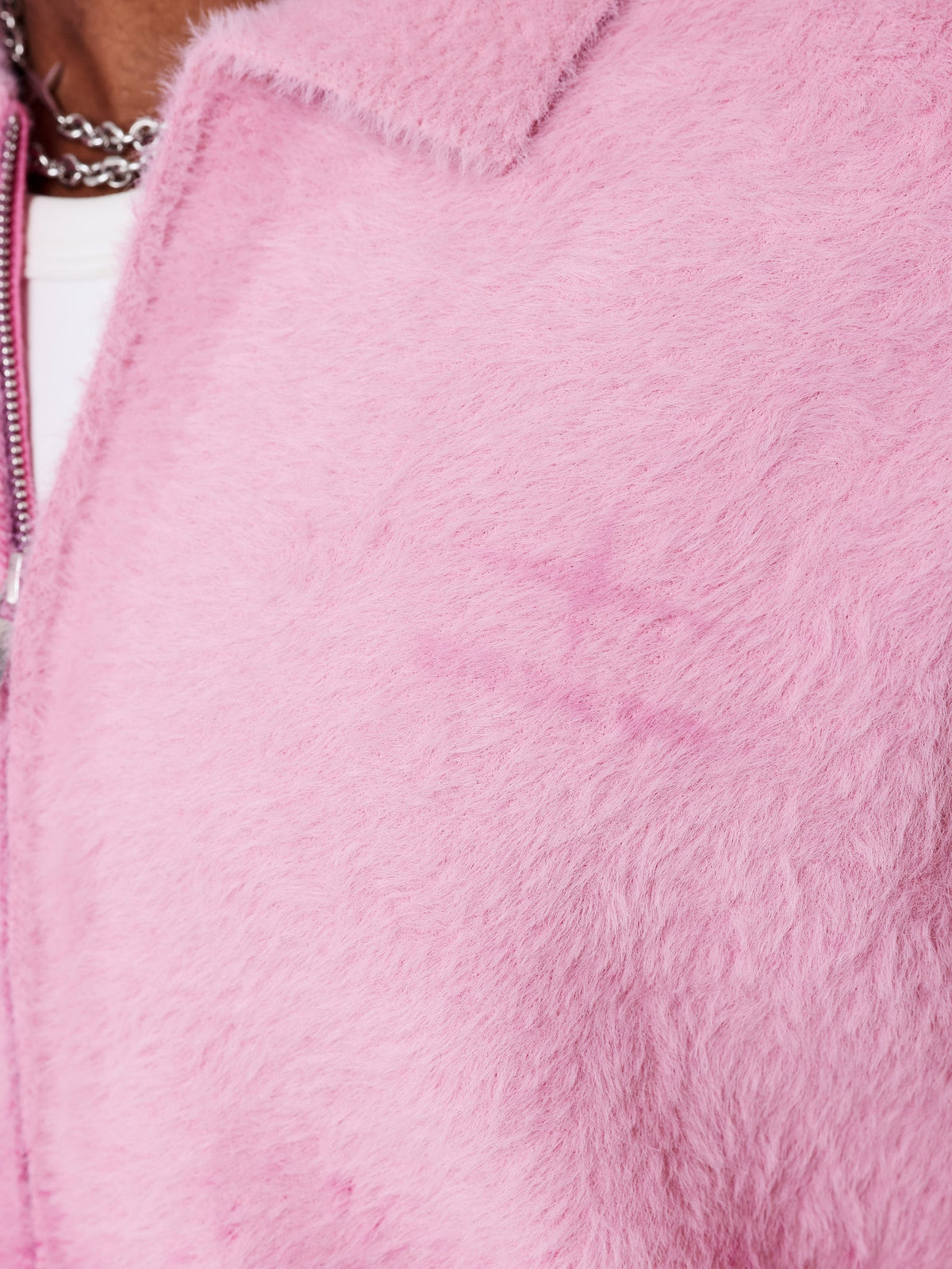 PXP - VESTE FLUFFY ROSE