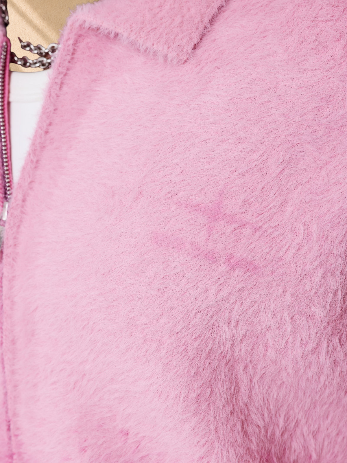 PXP - VESTE FLUFFY ROSE