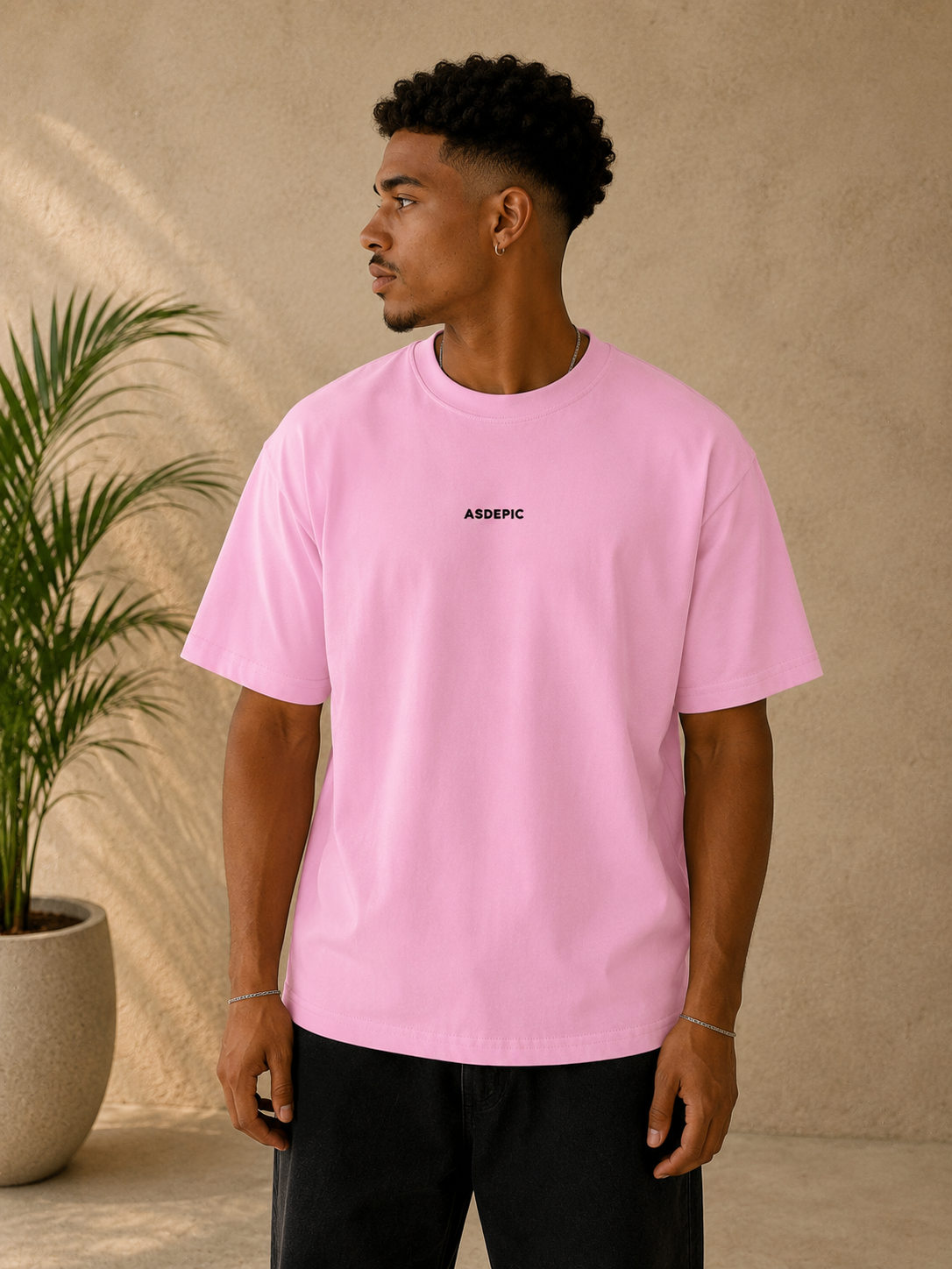 T-shirt Asdepic Signature rose