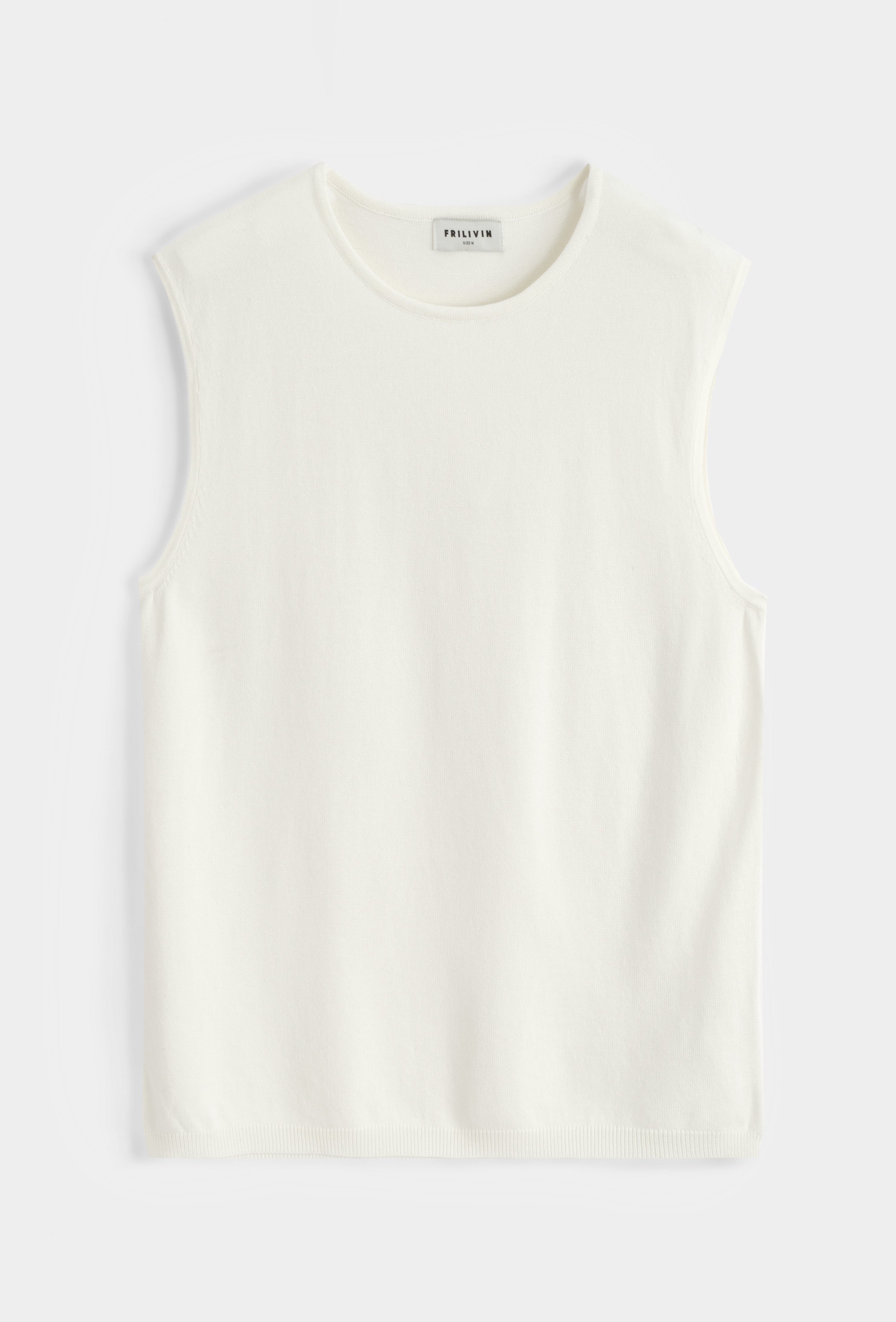 Débardeur maille blanc