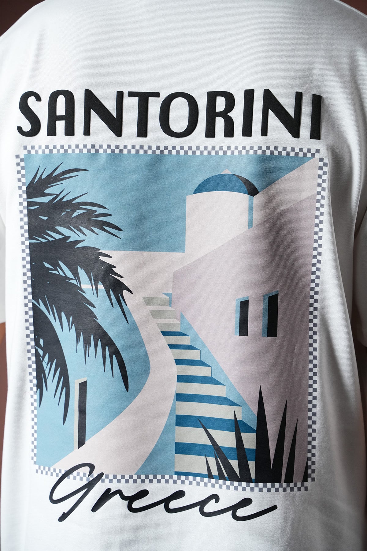 T-Shirt santorin blanc