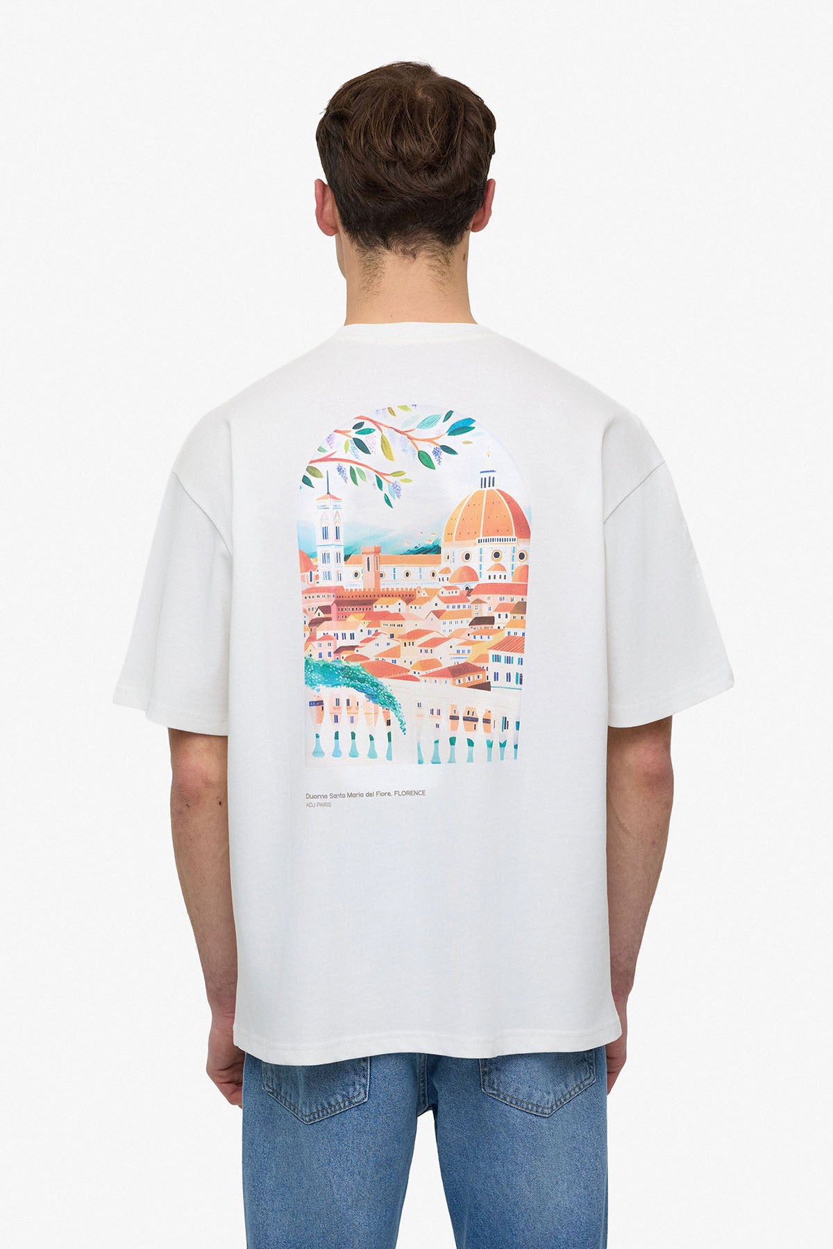 T-shirt Firenze blanc