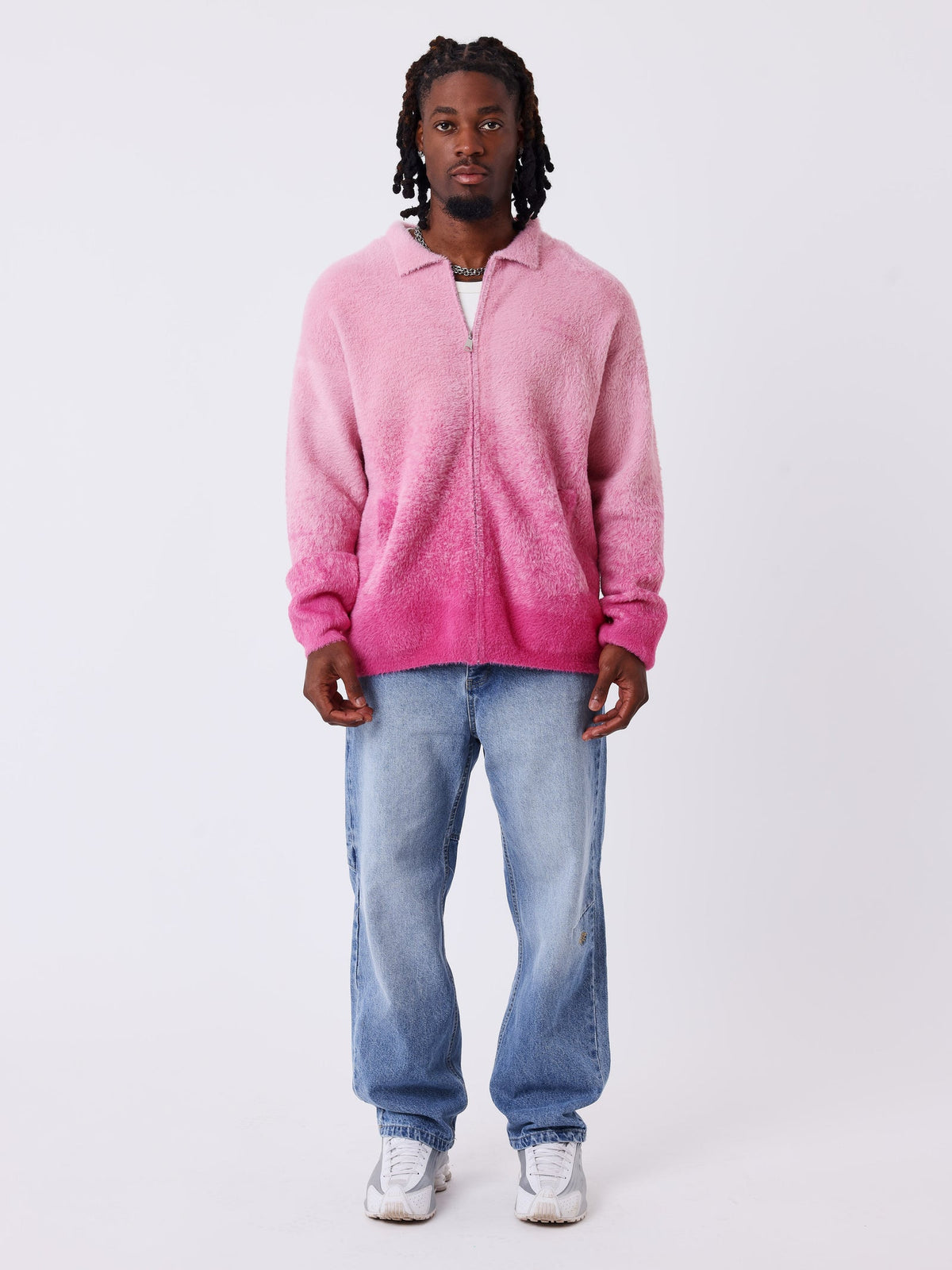 PXP - VESTE FLUFFY ROSE
