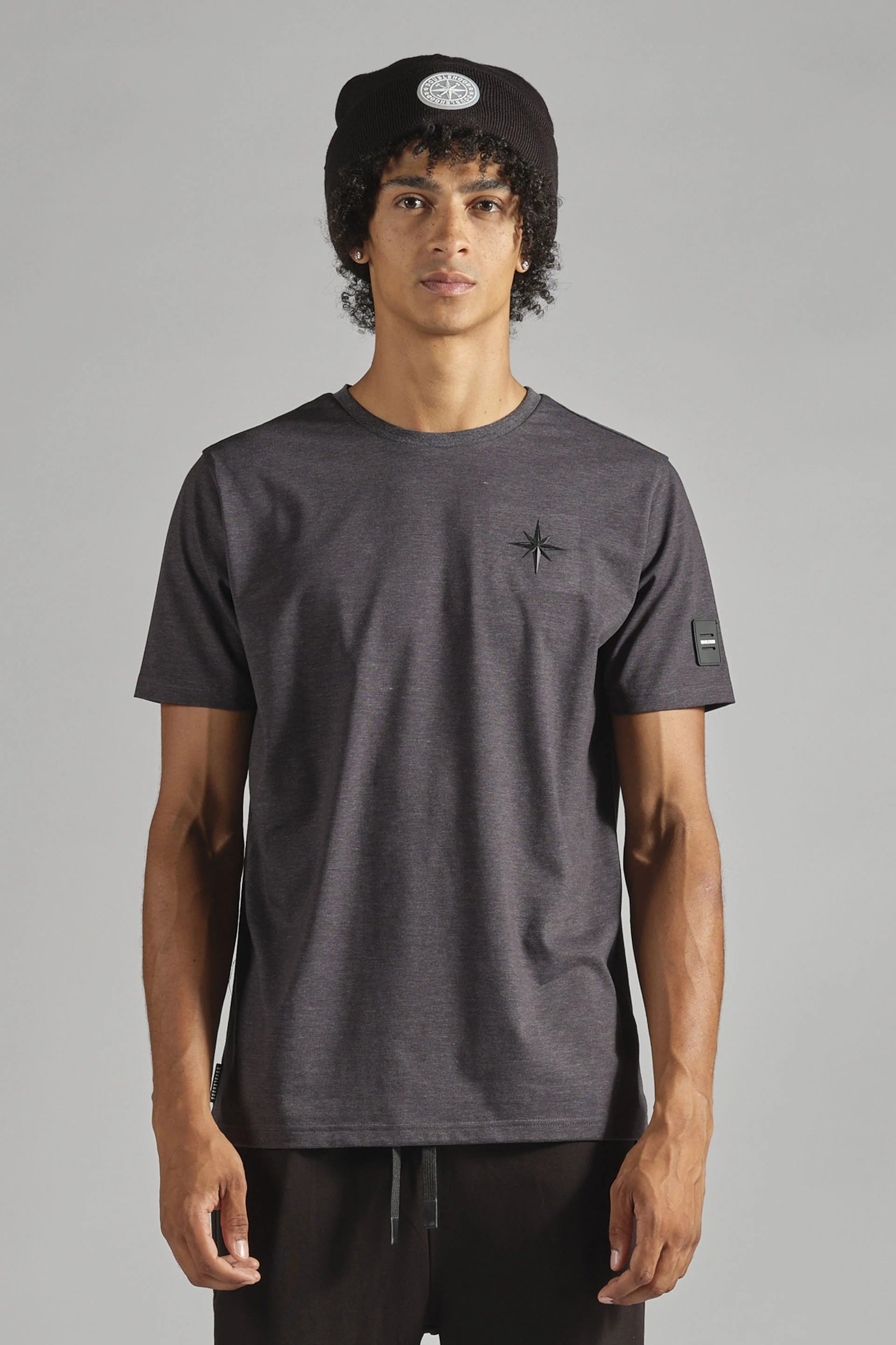 Doublehood - T-shirt Lenny dark grey
