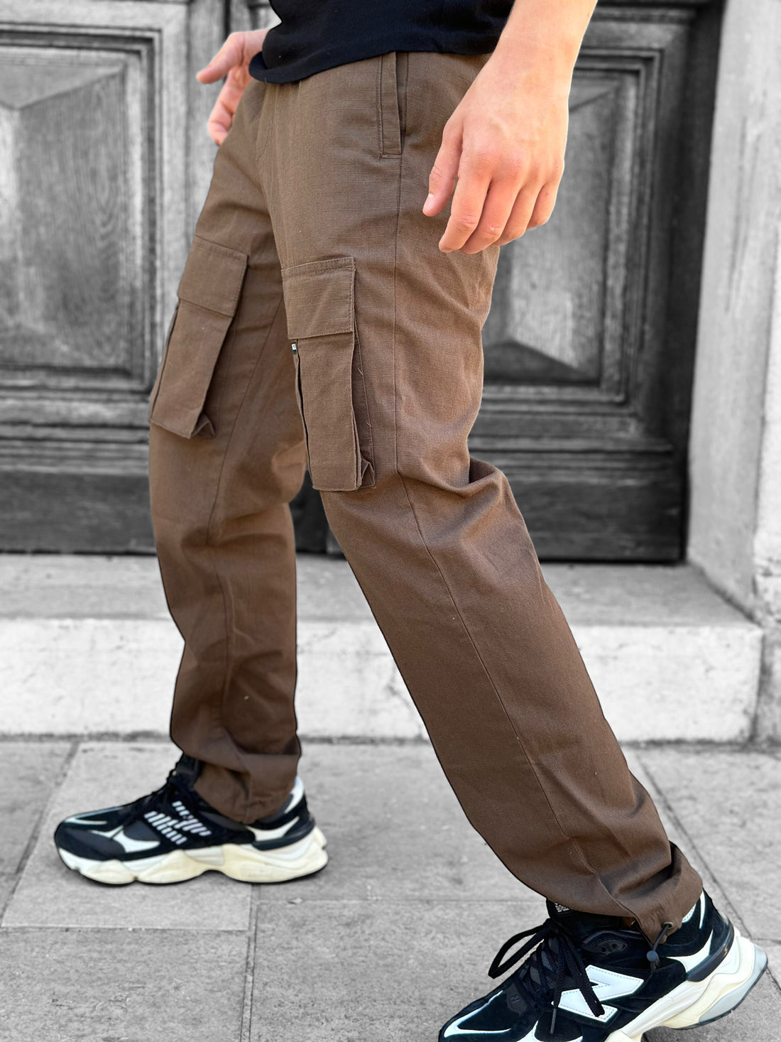 SikSilk - Brown Ripstop Cargo Pants