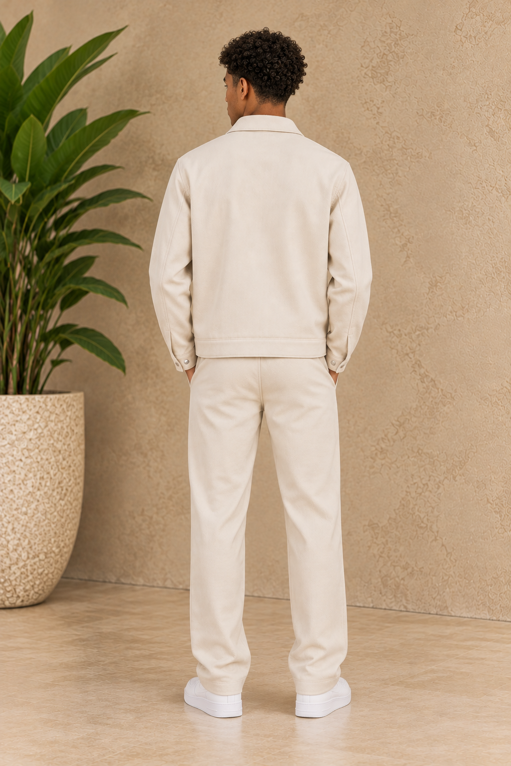 Ensemble cosy beige