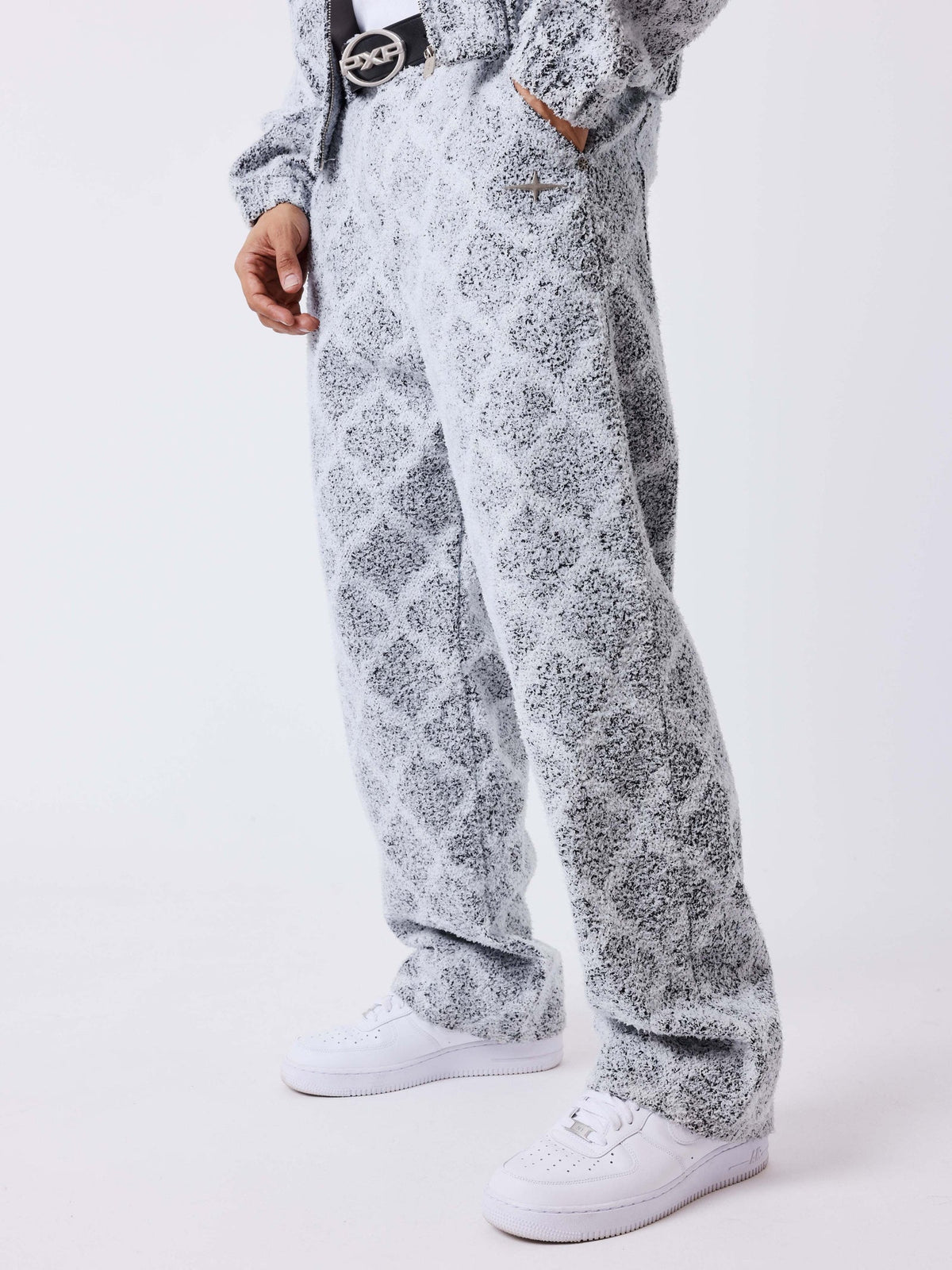 PXP - PANTALON GRIS MOTIF CARREAUX MOUNTAIN