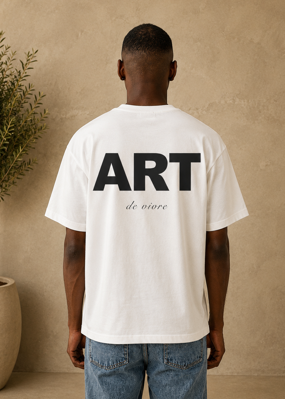 T-shirt ART blanc