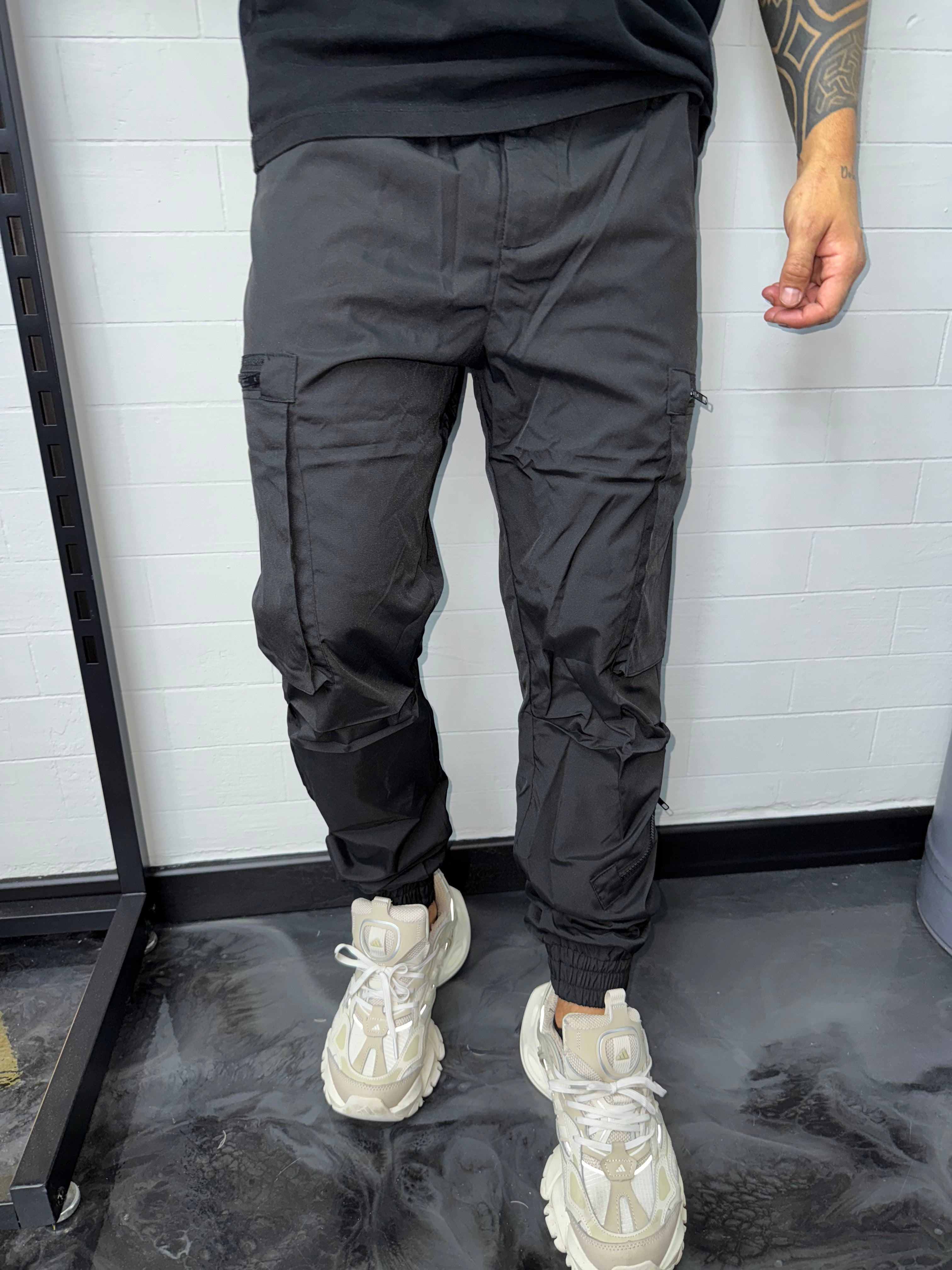 Cargo zip noir