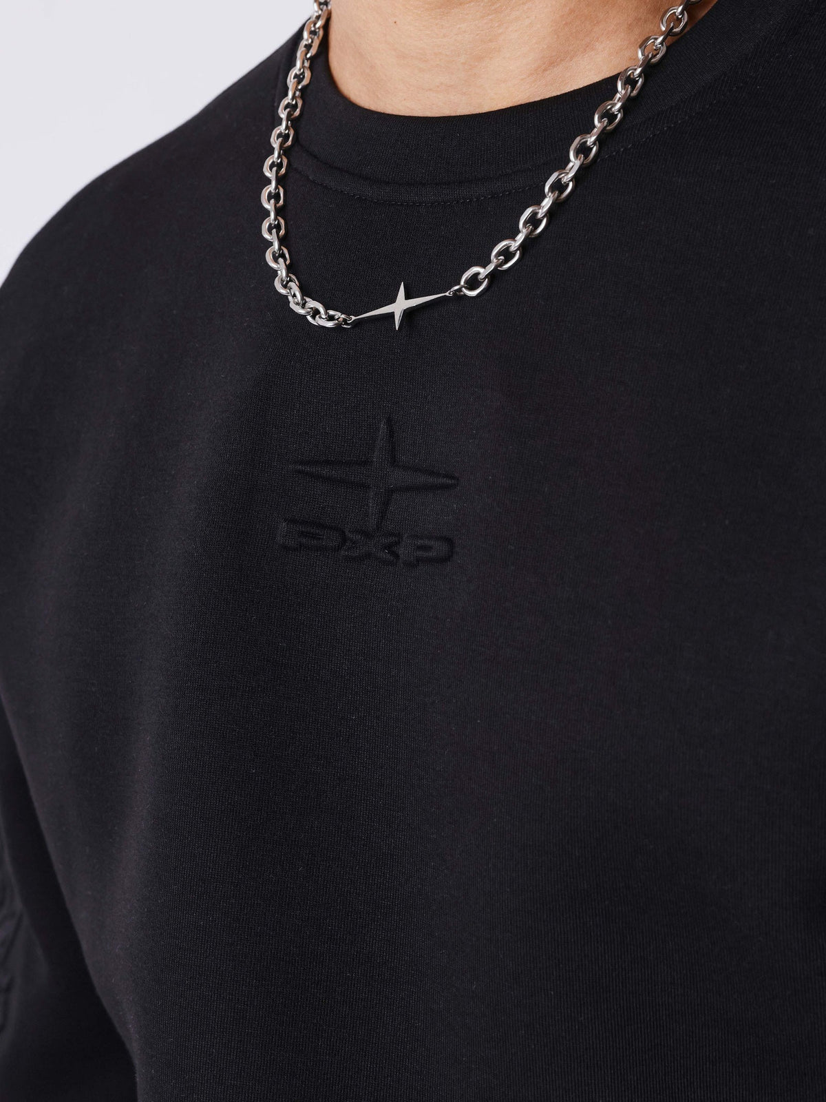 PXP -SWEAT LOGO BRODÉ NOIR