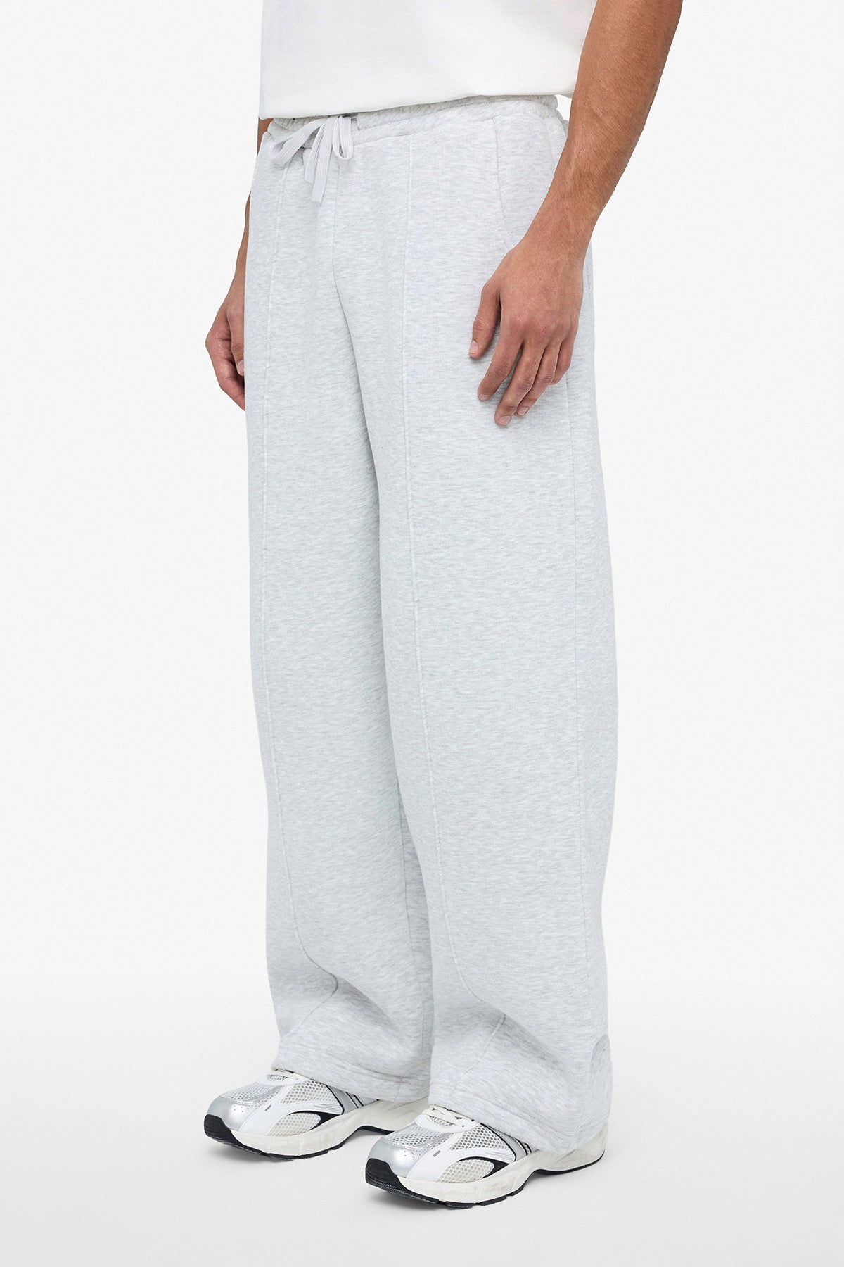 Pantalon jogging large gris