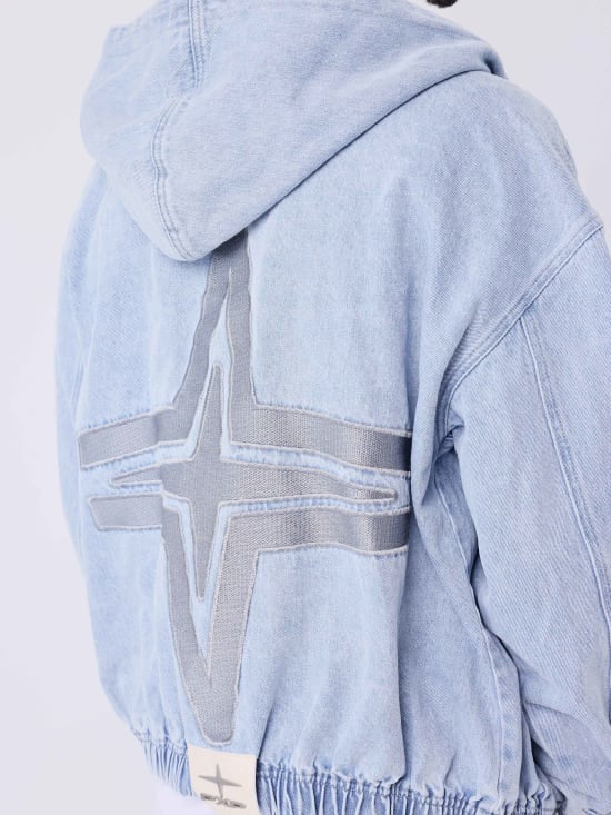 PXP - Veste capuche en jean Polaris