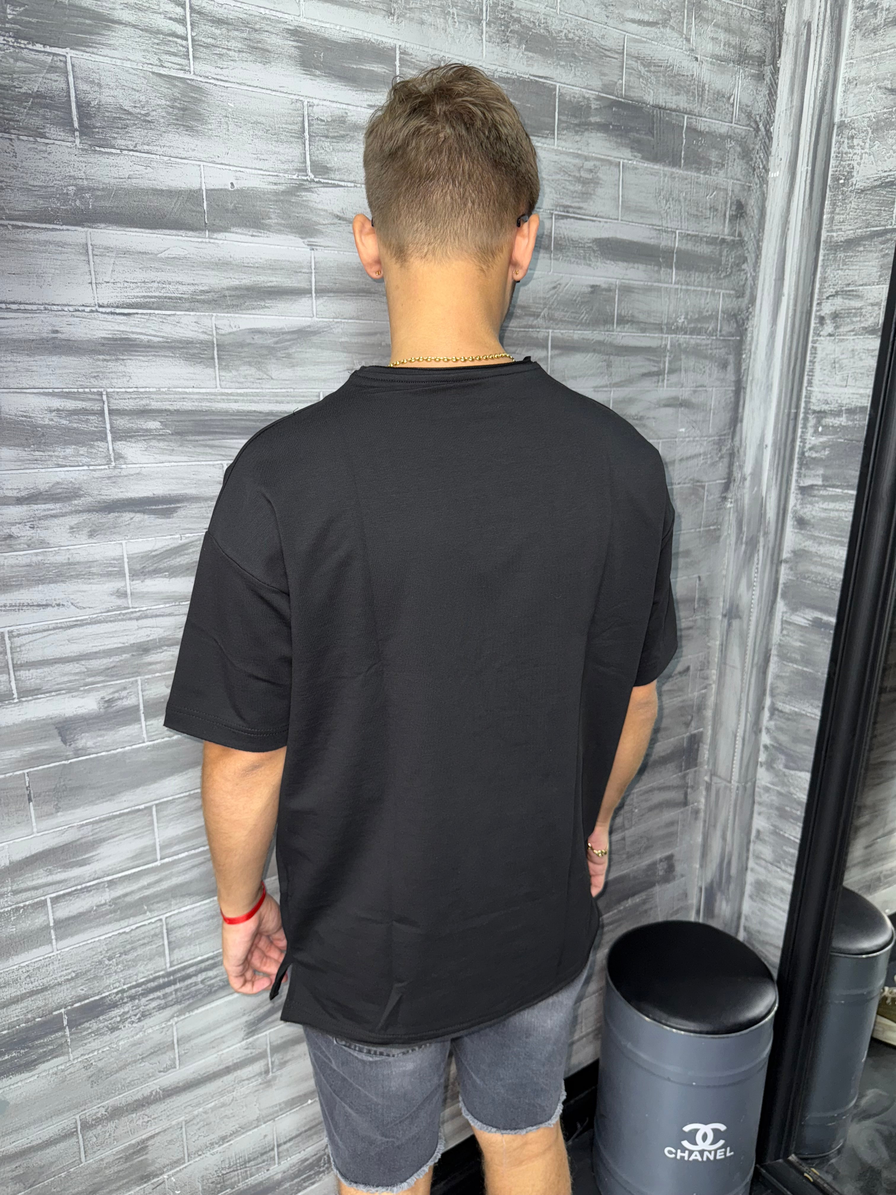 T-shirt Oversize uni noir