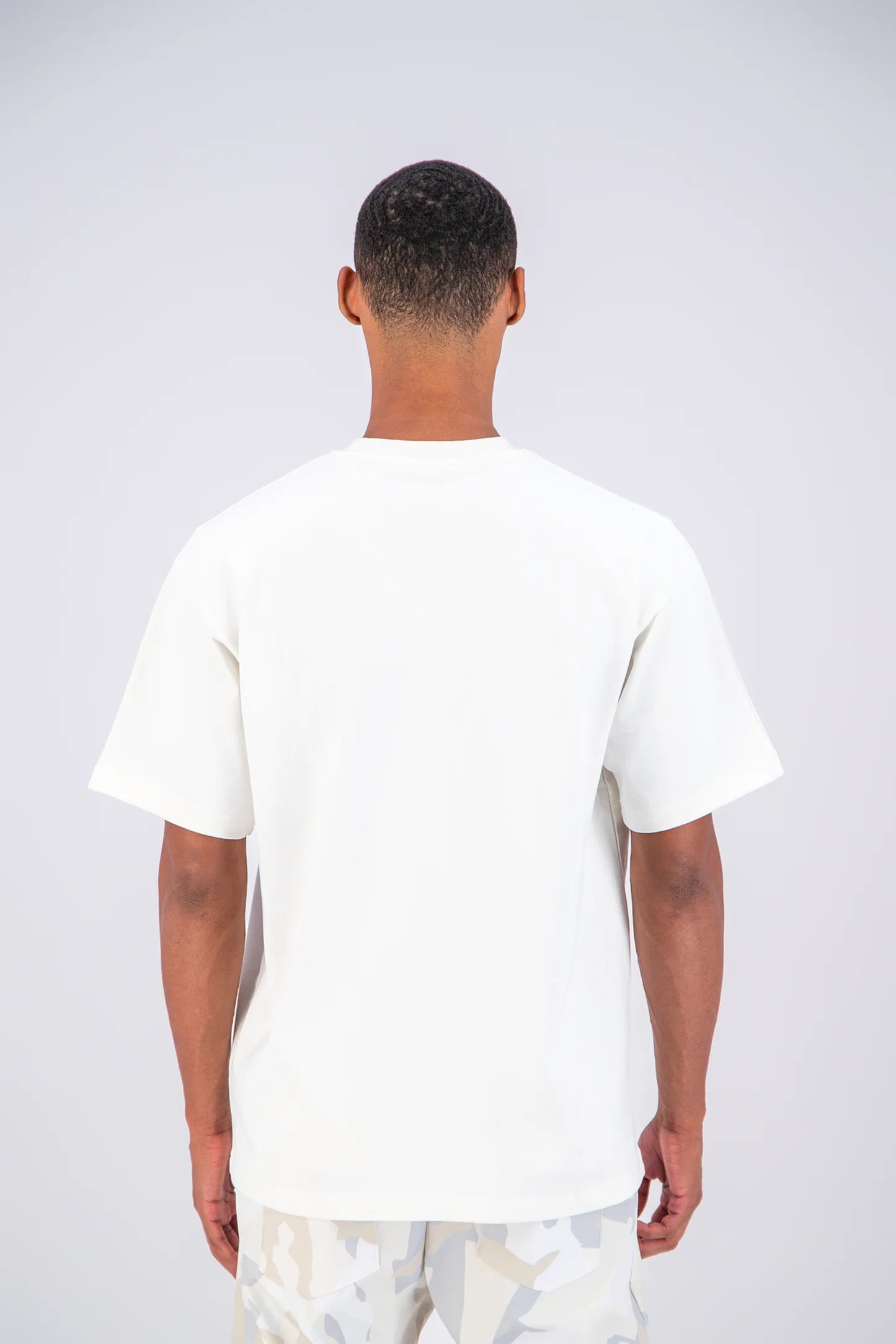 T-shirt Blanc cœur beige