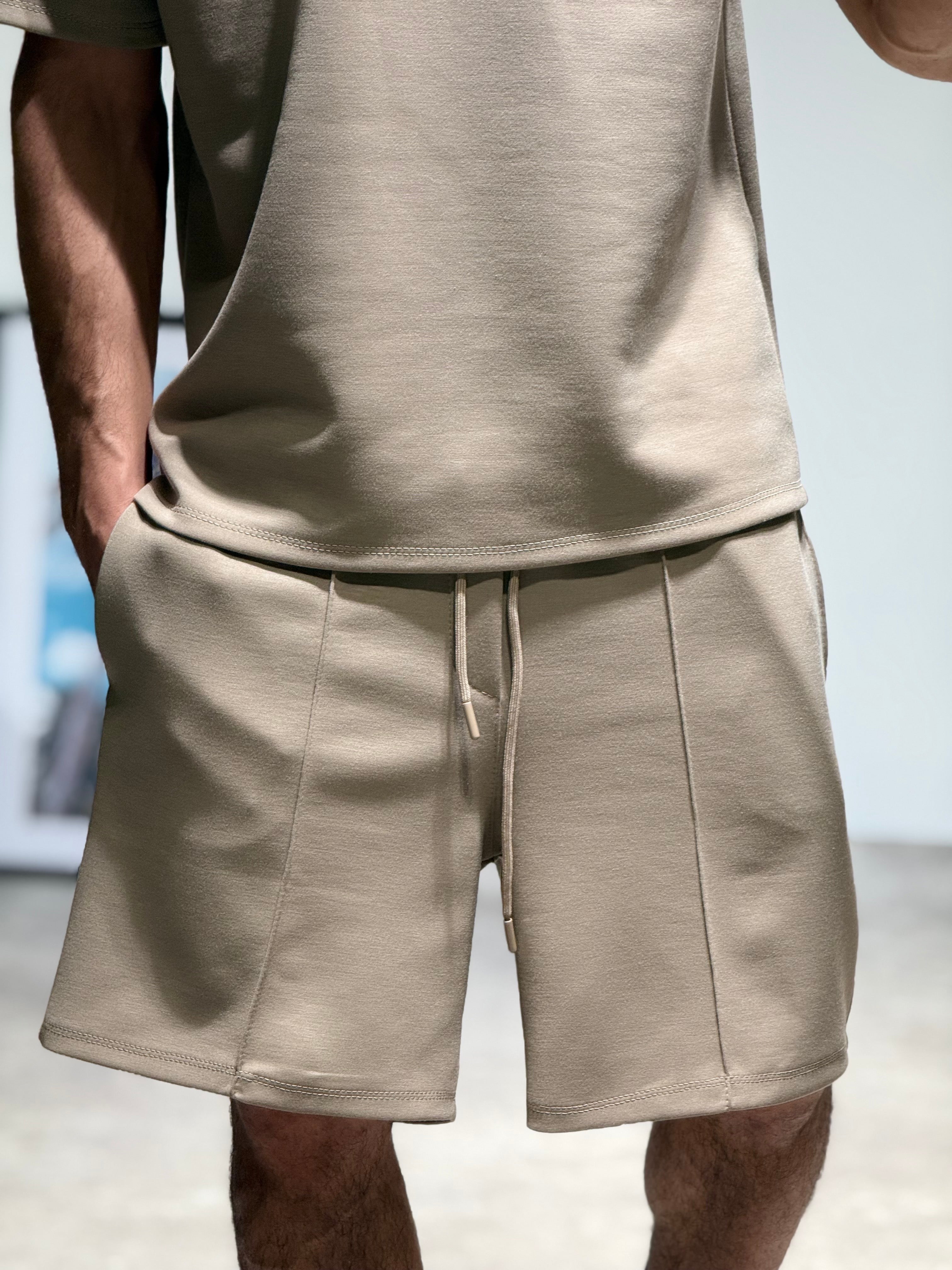 Short Néoprène beige