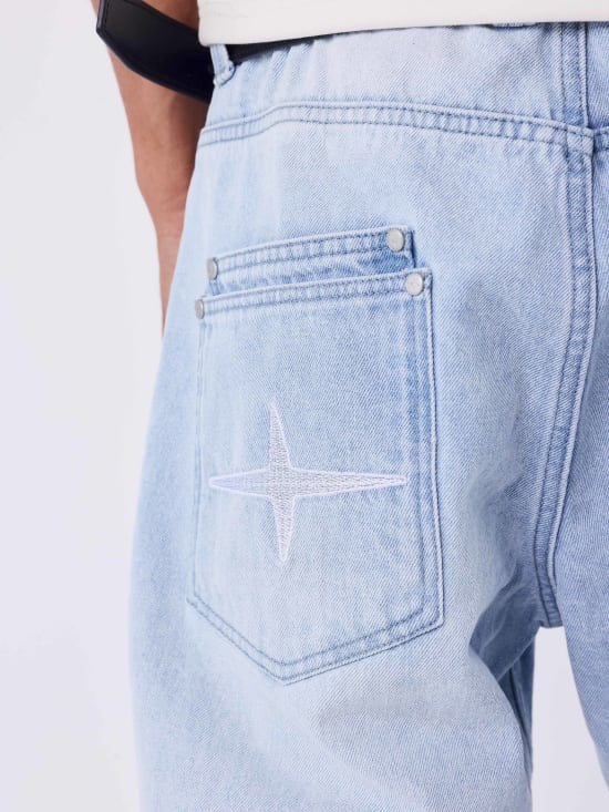 PXP - Jean bleu étoilé poche