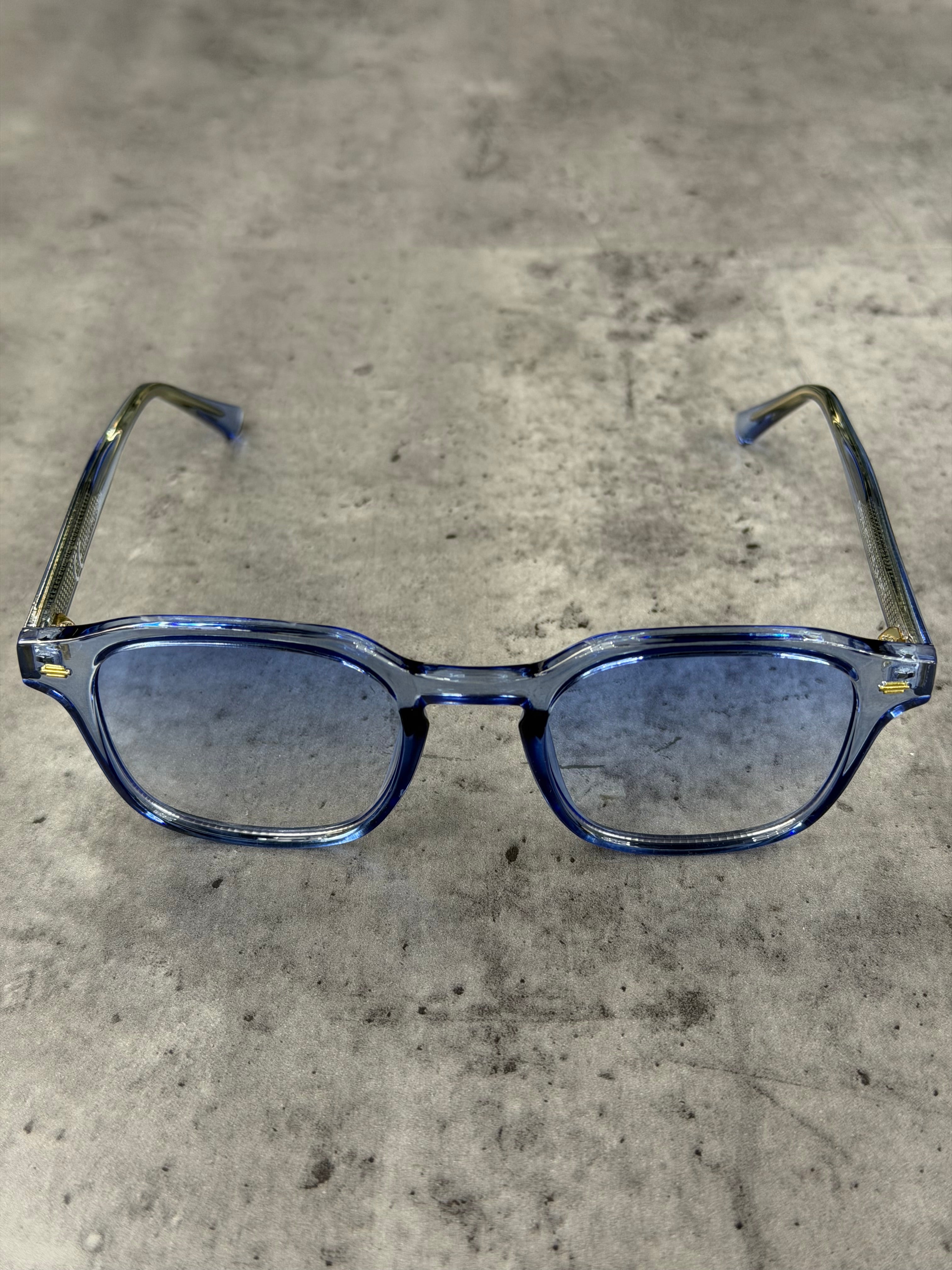 Lunette Dubaï bleu monture bleu