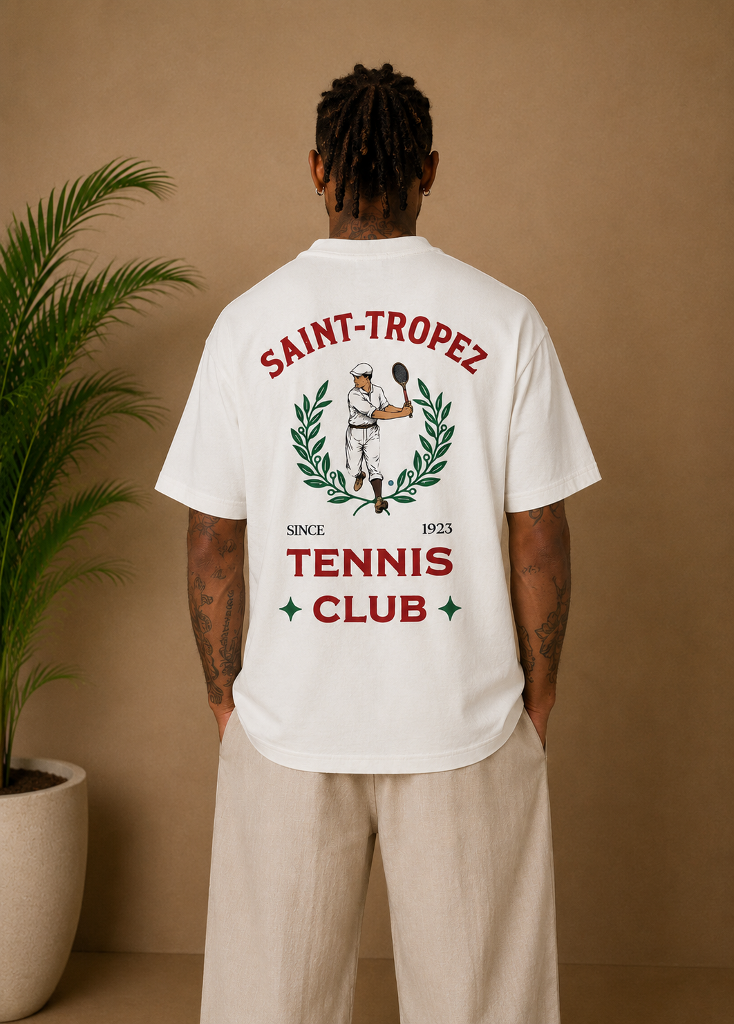 T-Shirt Tennis Club blanc