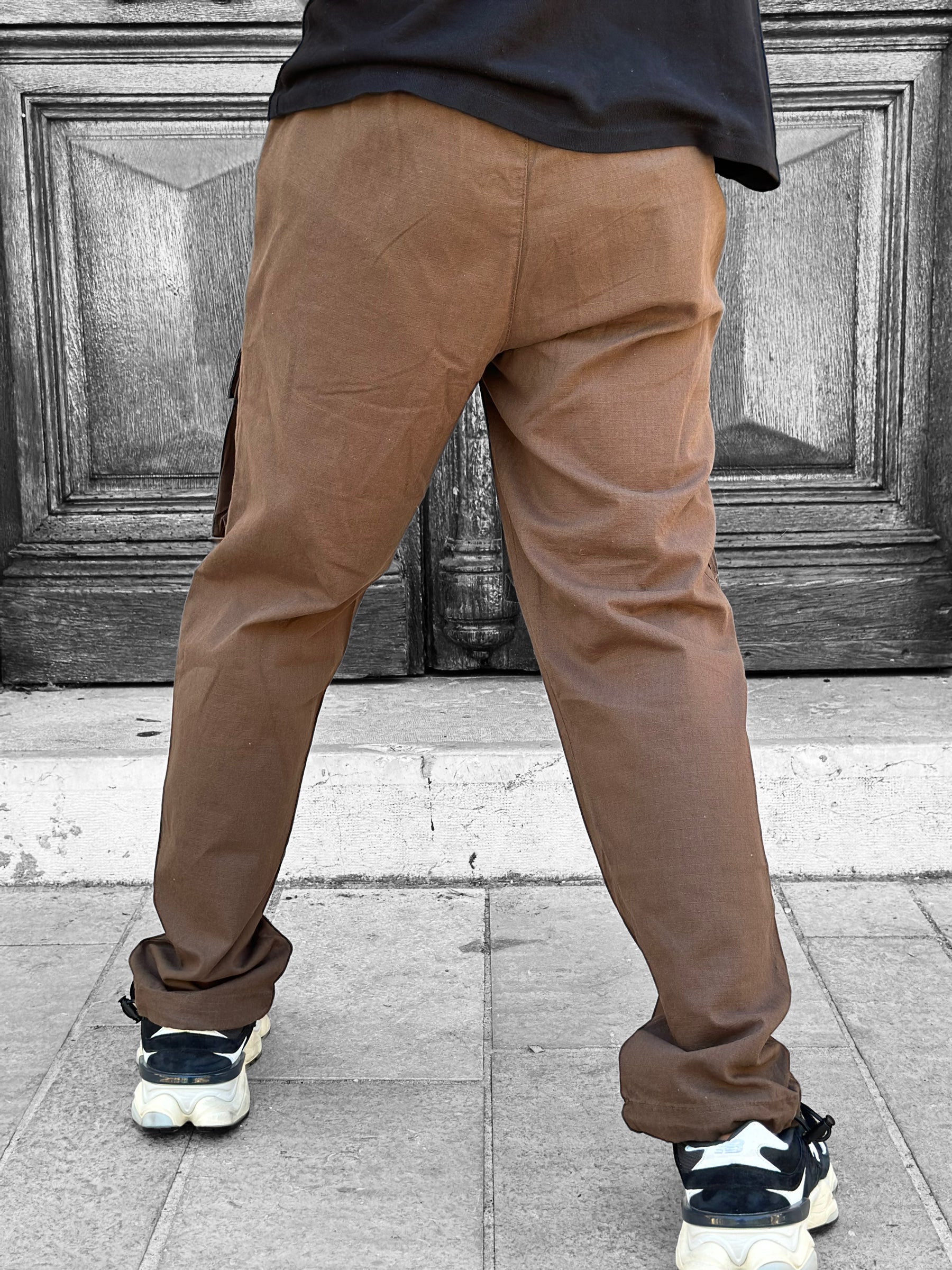SikSilk - Brown Ripstop Cargo Pants