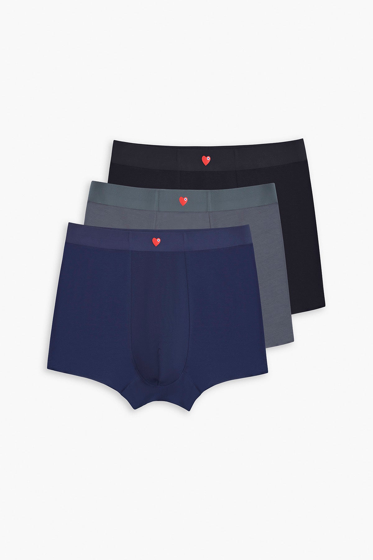 ADJ - Lot 3 Boxer cœur