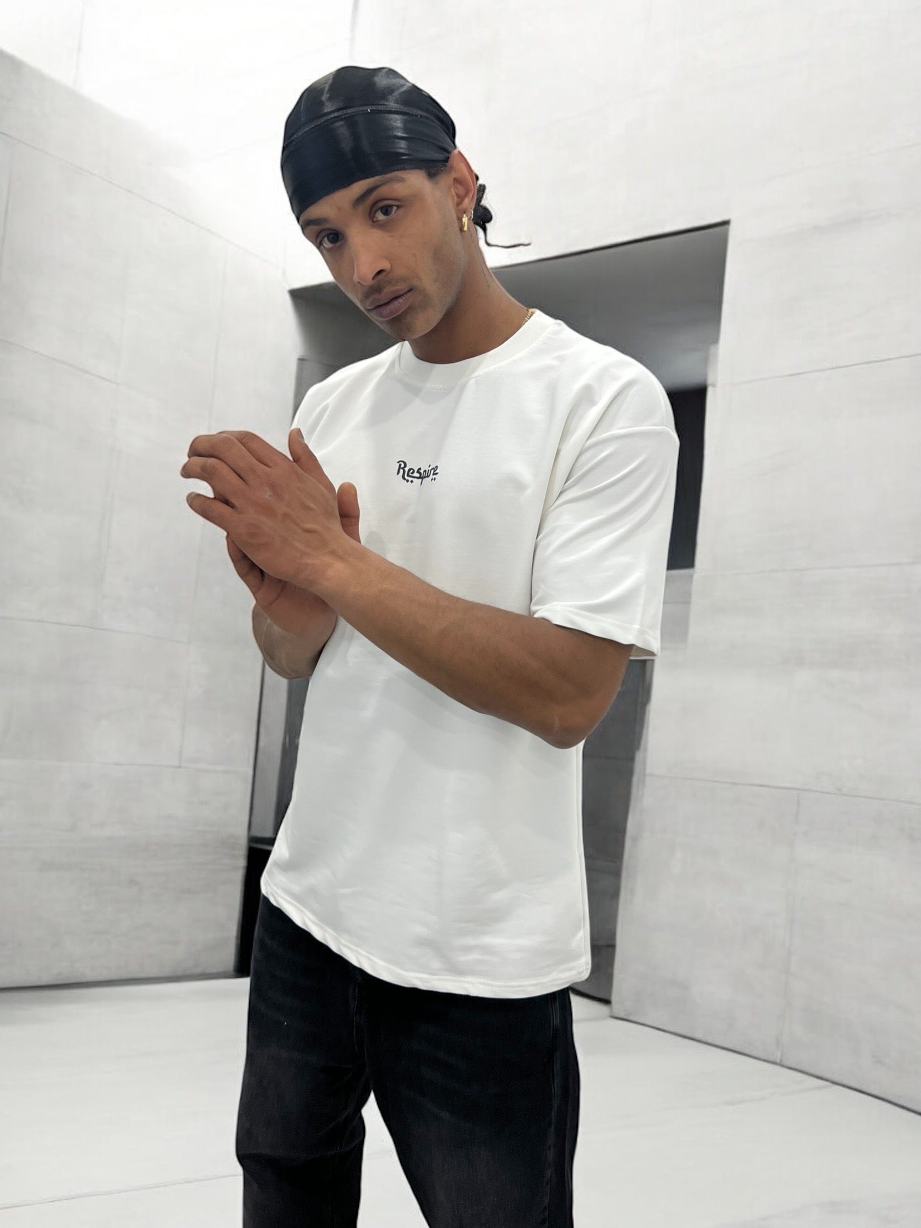 T-shirt Oversize RESPIRE blanc