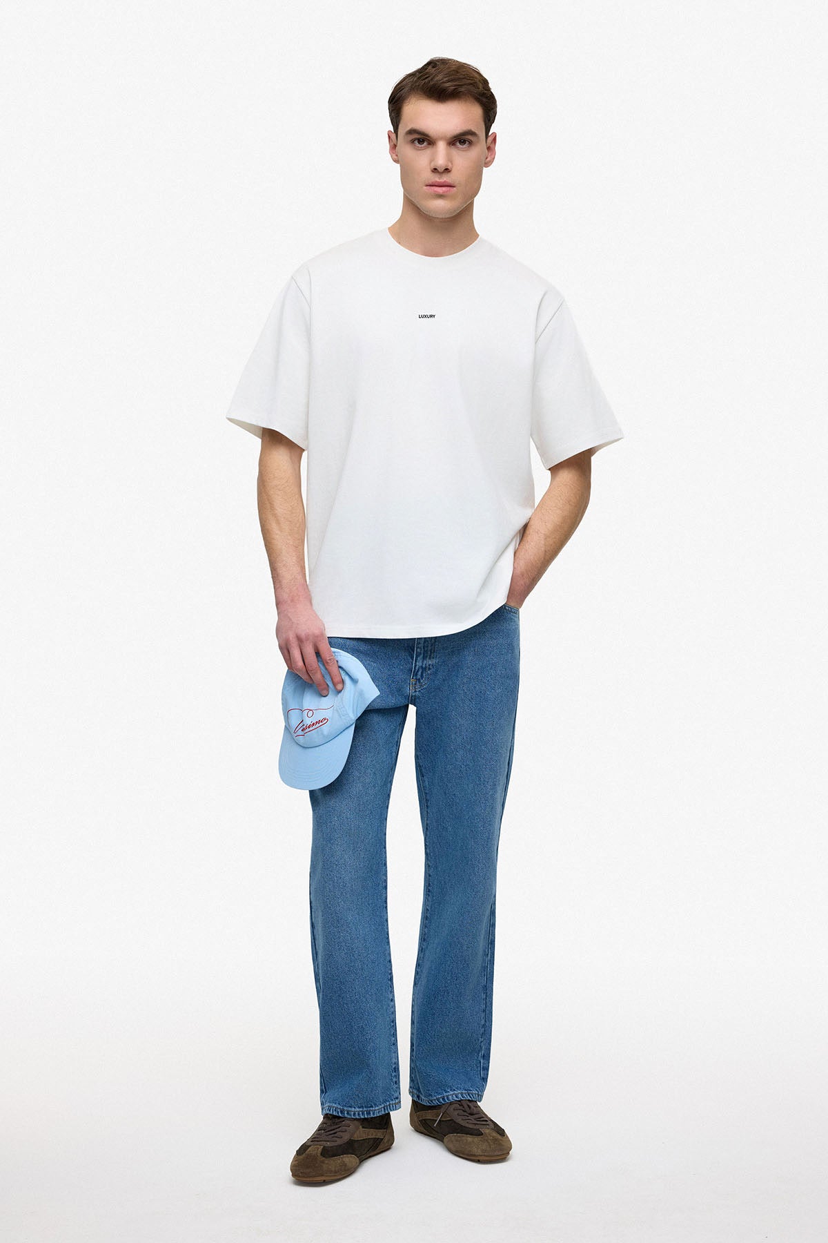 T-shirt Luxury Saint-Tropez blanc