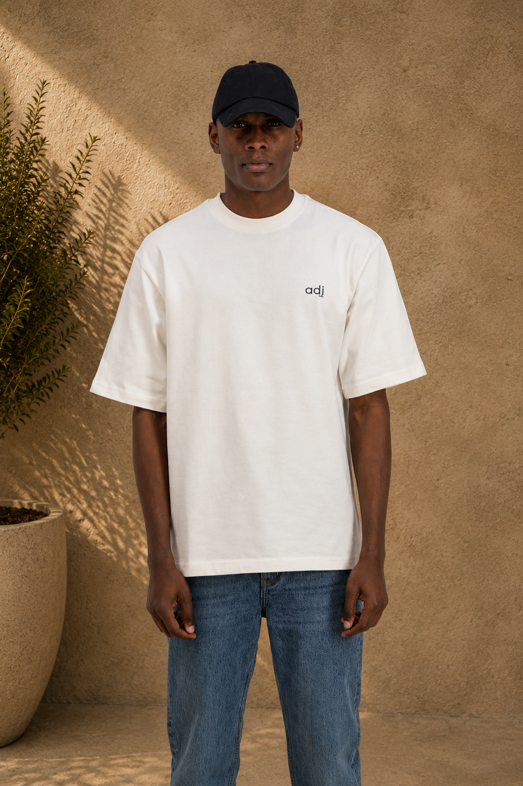 T-shirt blanc Look but don’t touch
