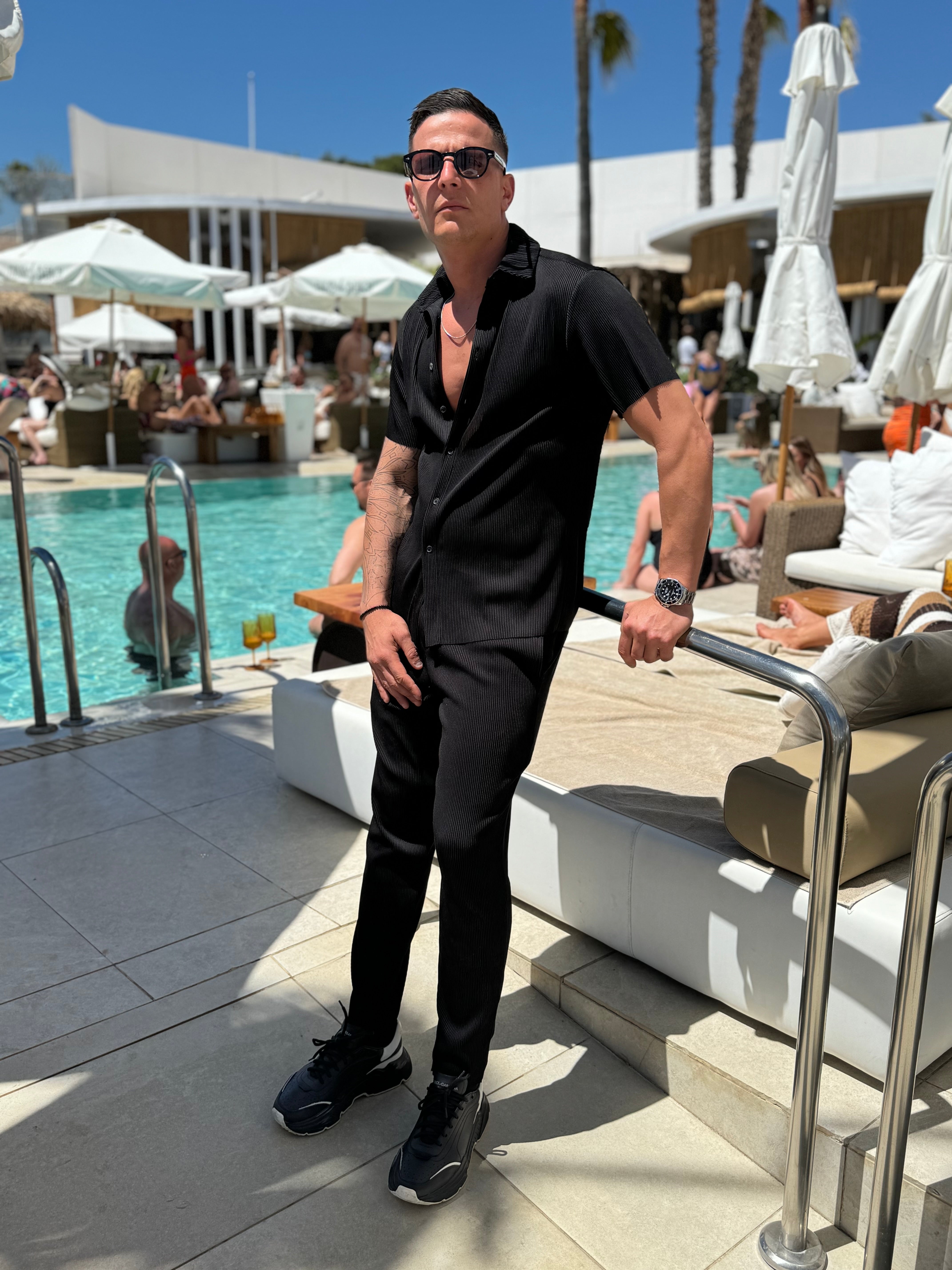 Ensemble Pablo Chemise pantalon noir