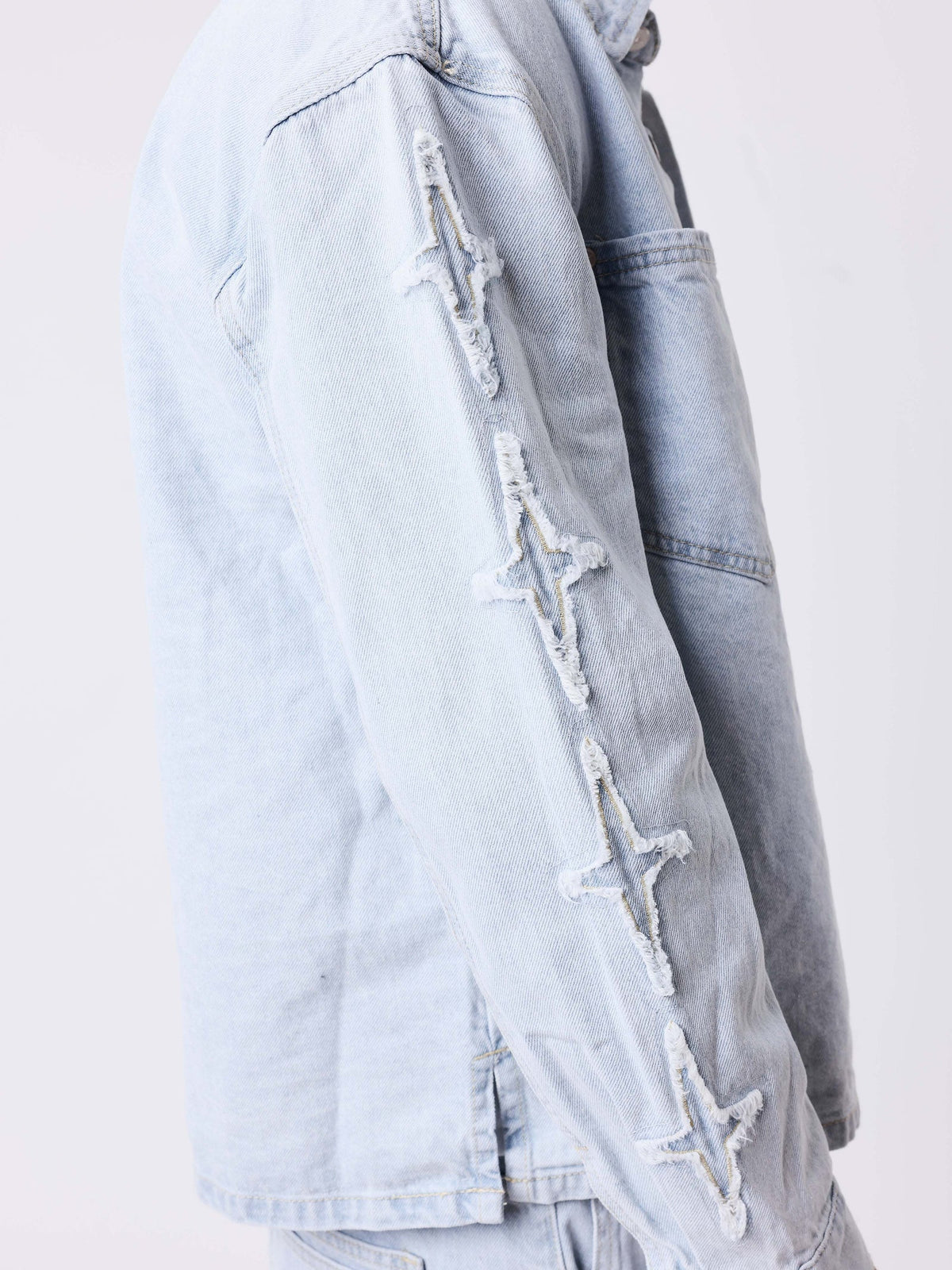 PXP - VESTE EN JEAN POLARIS BLEU CLAIR