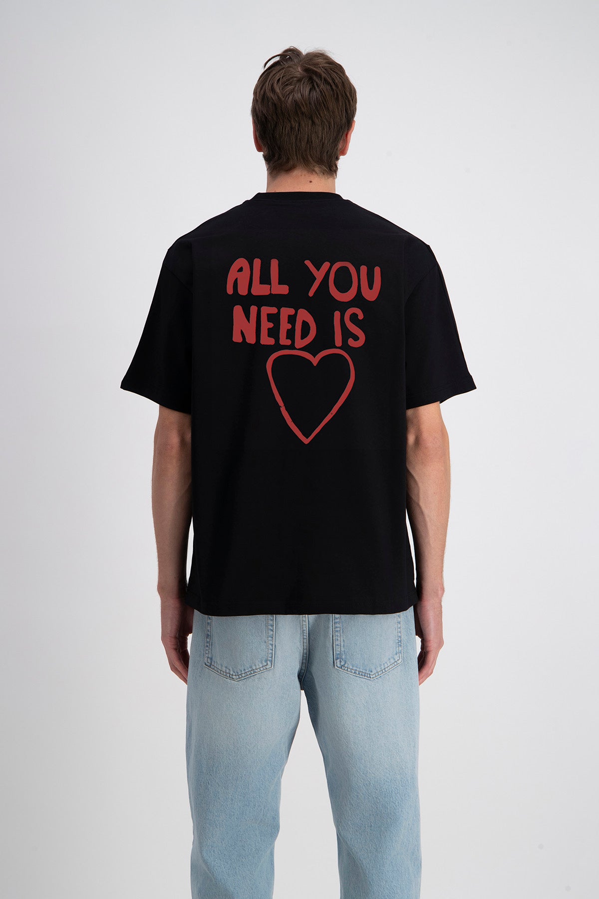 T-shirt All you need noir