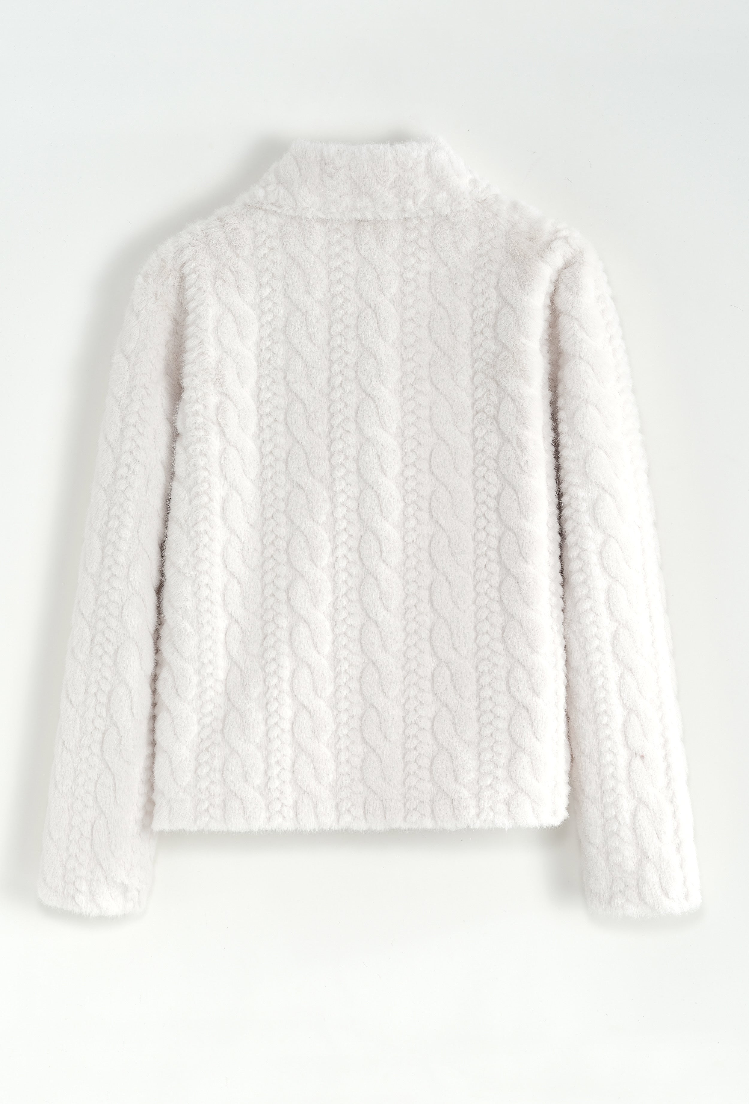 Veste fourrure blanche Montréal